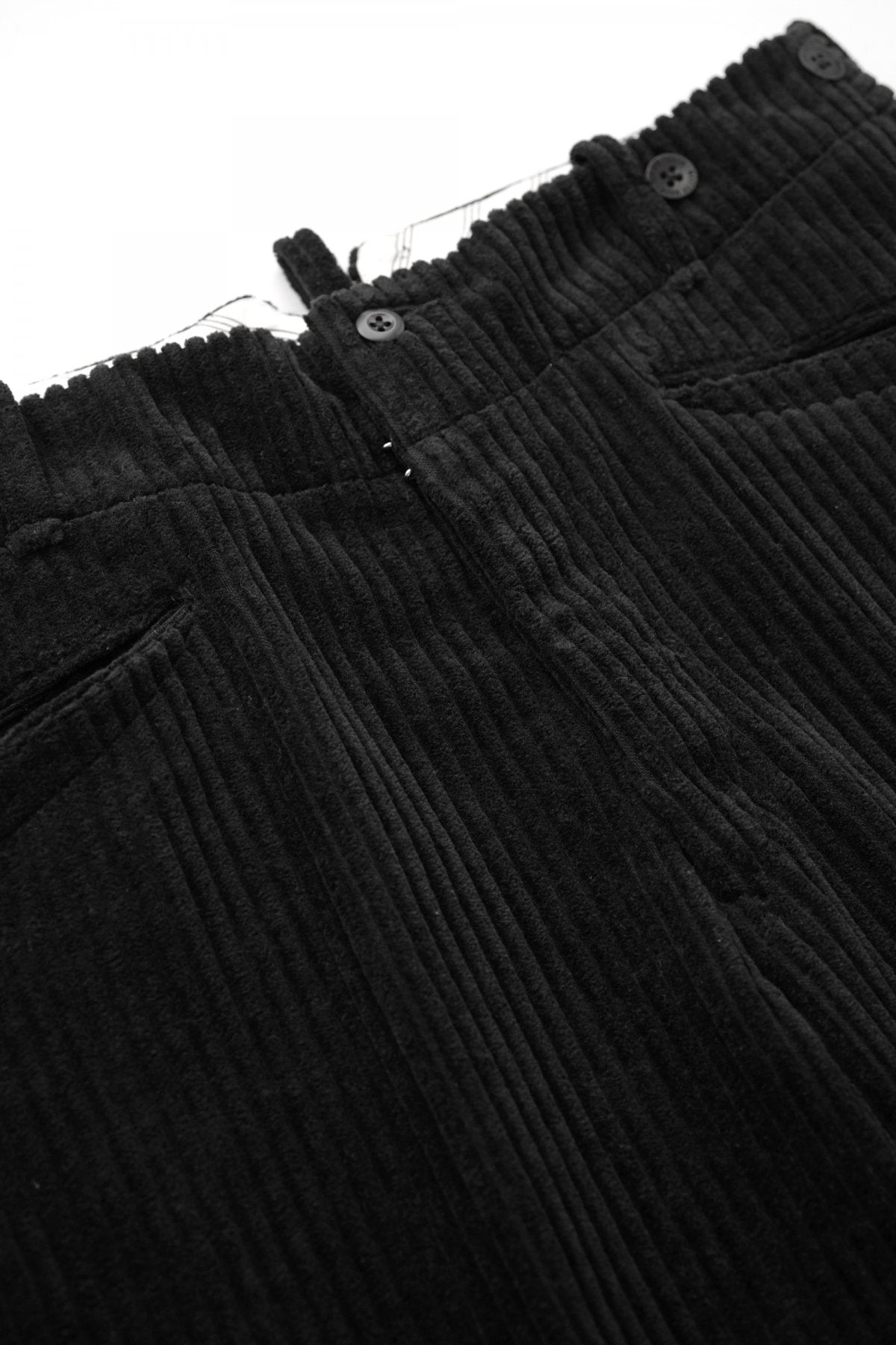 OLD JOE - SLIT POCKET GRANDPA TROUSER - BLACK