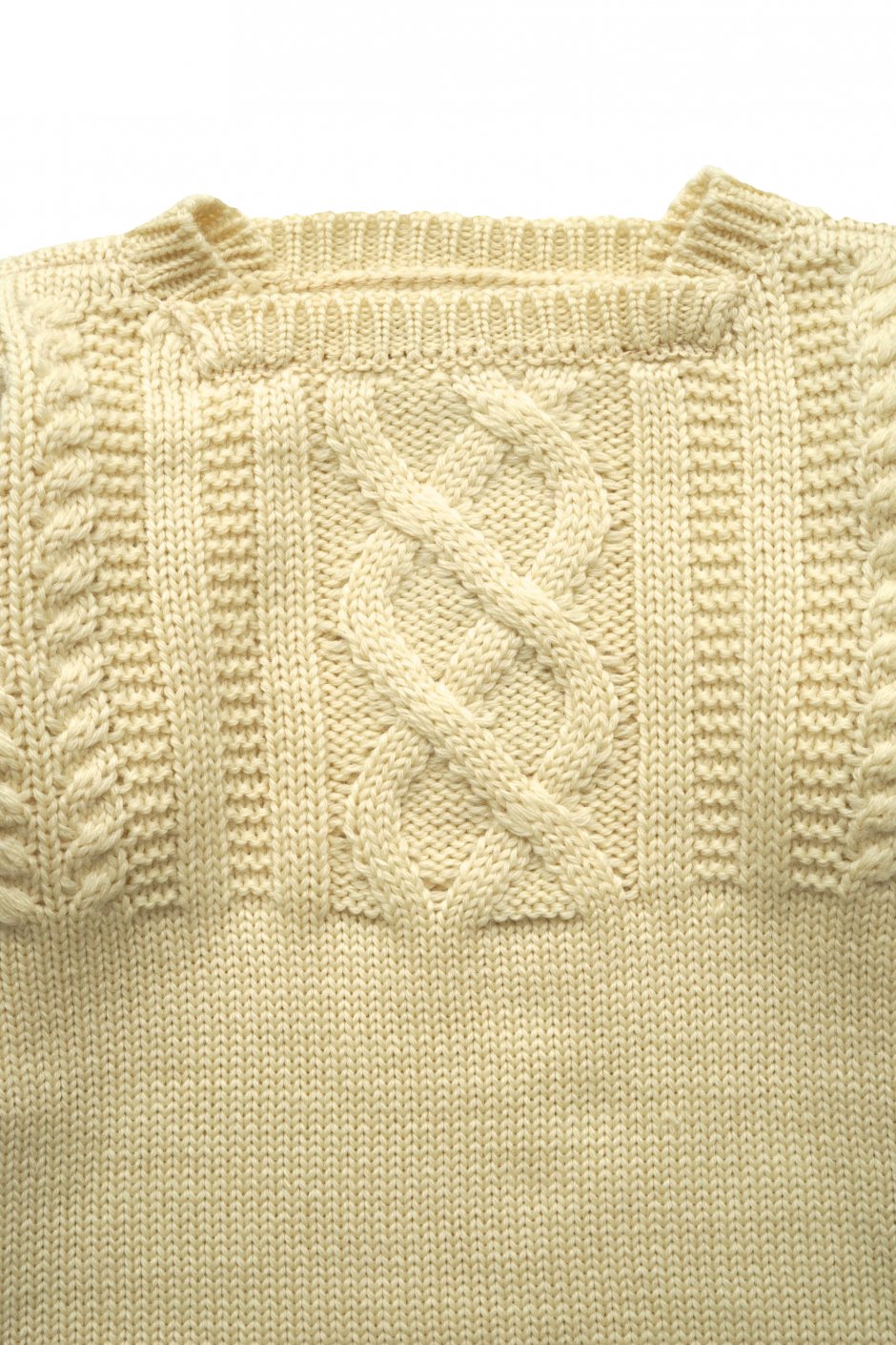 Nigel Cabourn woman - CABLE KNIT - IVORY