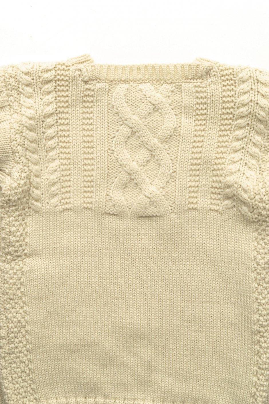 Nigel Cabourn woman - CABLE KNIT - IVORY