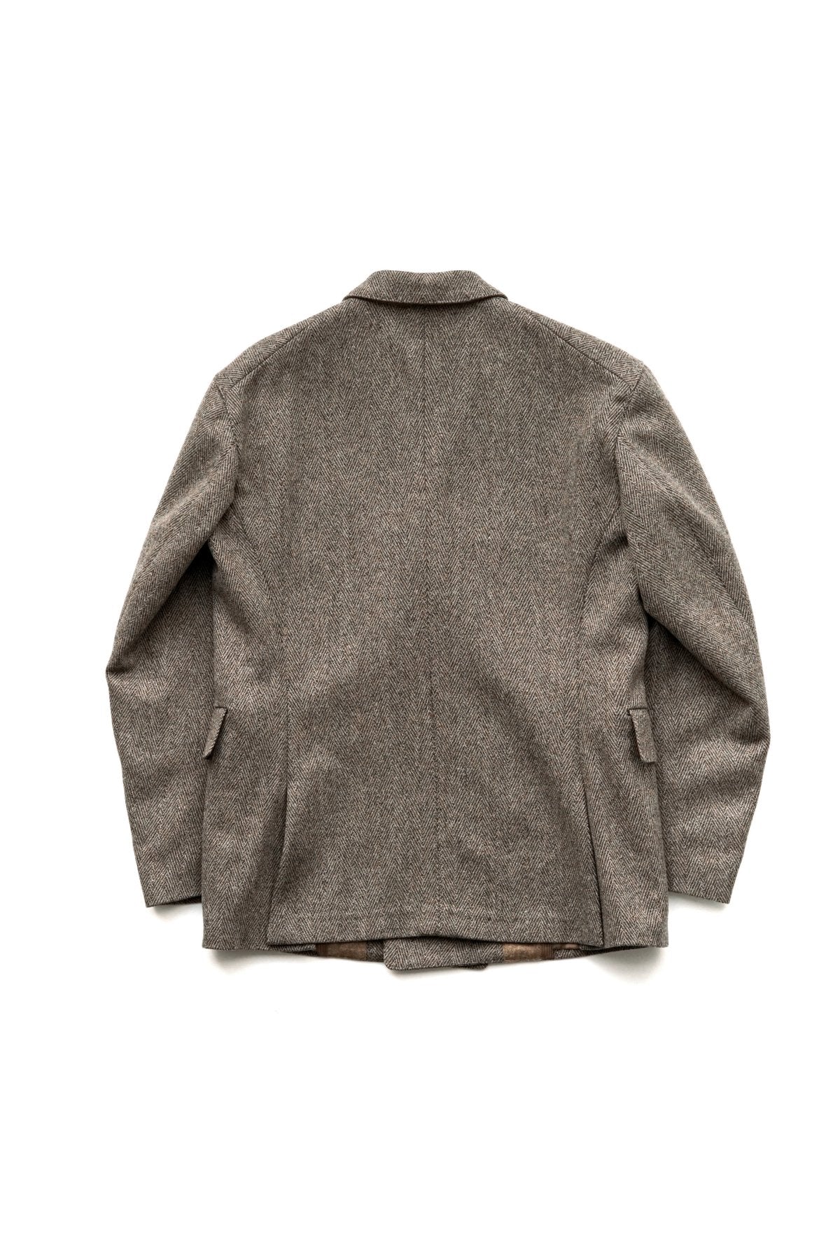OLD JOE - DOUBLE-BREASTED SWING JACKET - FANCY HERRINGBONE