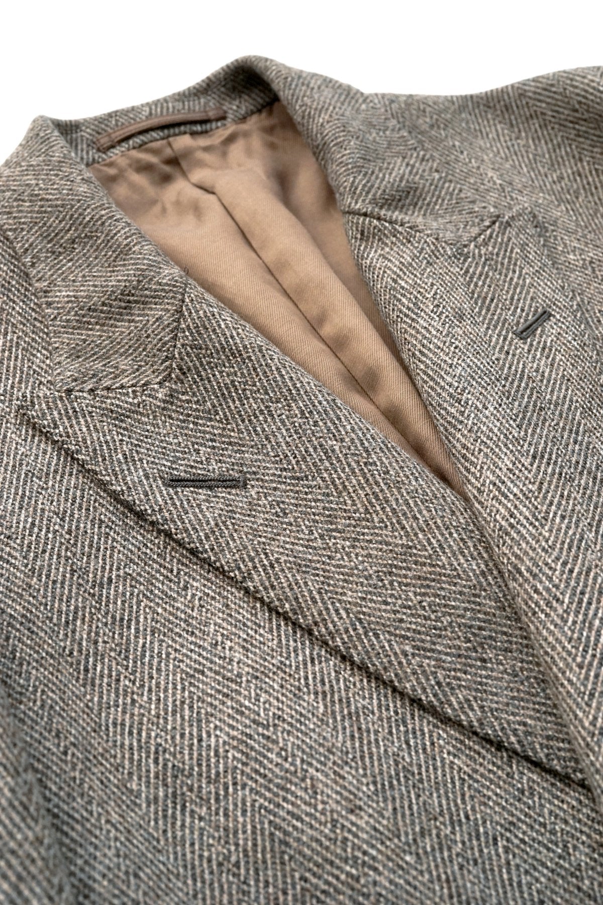 OLD JOE - DOUBLE-BREASTED SWING JACKET - FANCY HERRINGBONE