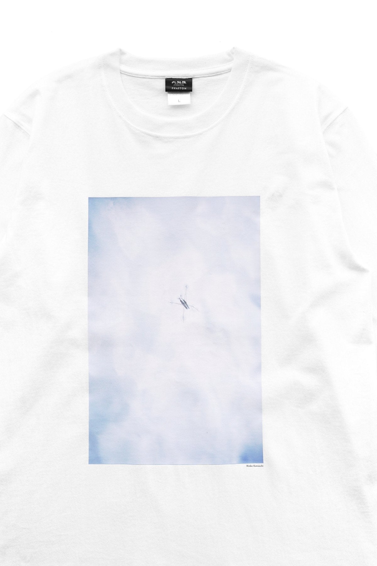 大勉強 DAIBENKYO by PHAETON | Long Sleeve T-SHIRTS あめんぼ Photo Rinko Kawauchi - WHITE
