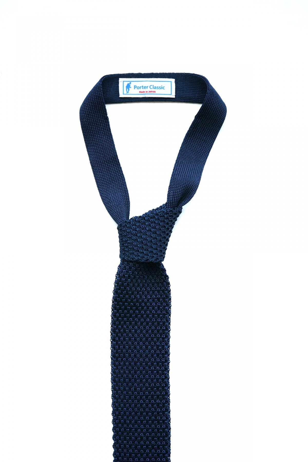 Porter Classic - CLASSIC KNIT TIE - NAVY