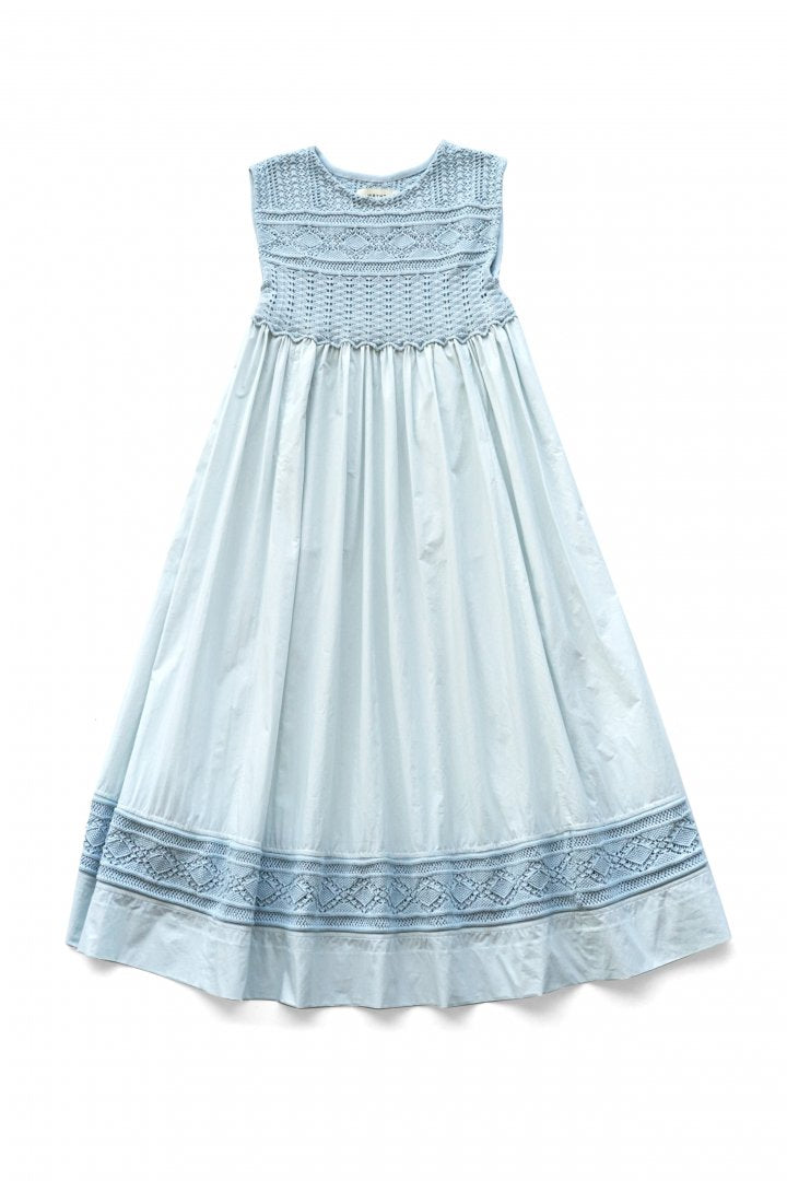 WRYHT ★★★ - EXCLUSIVE LACE PETTICOAT PATTERN DRESS - AZUR