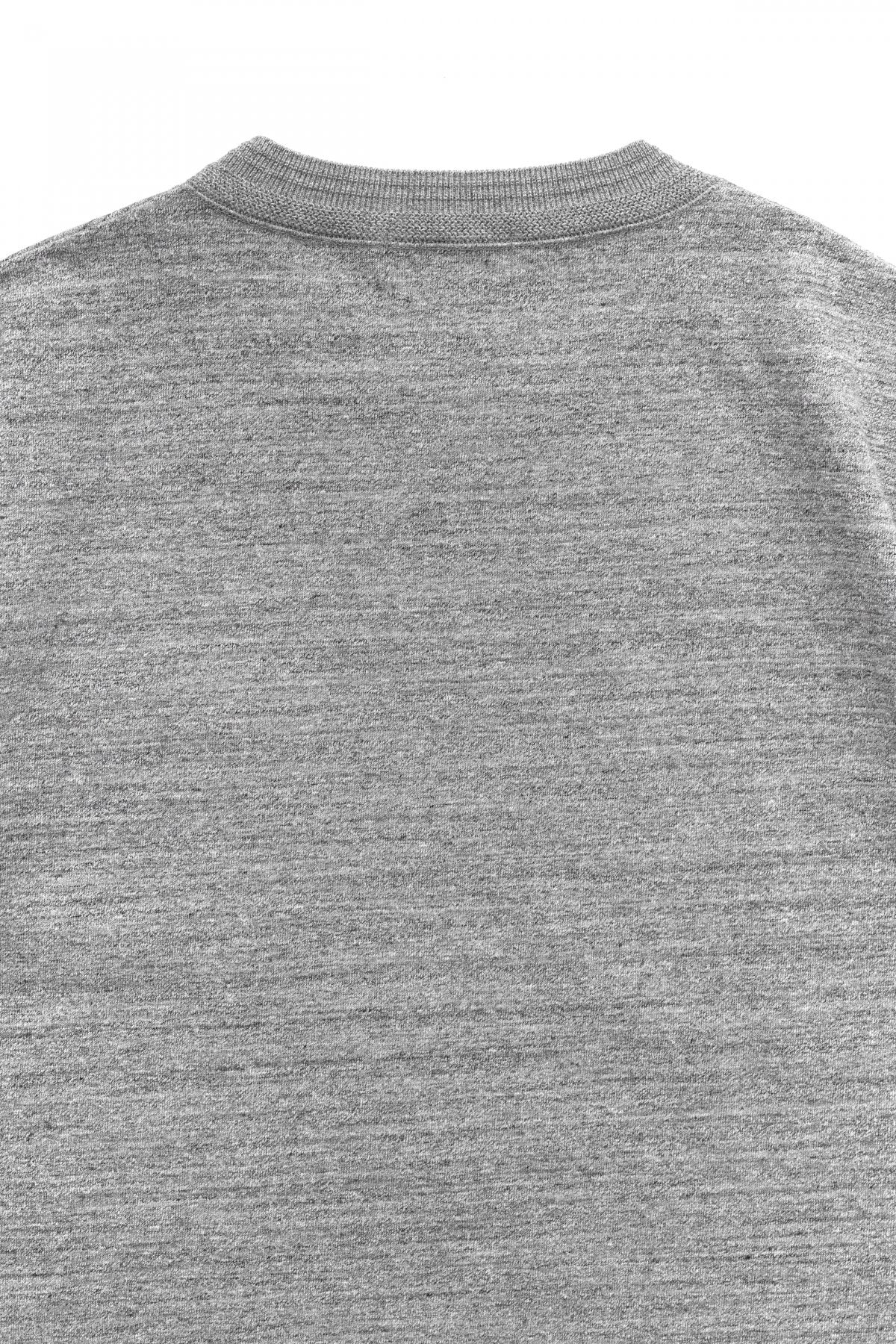 Nigel Cabourn - 40s WORK CREW NECK S/S - GREY