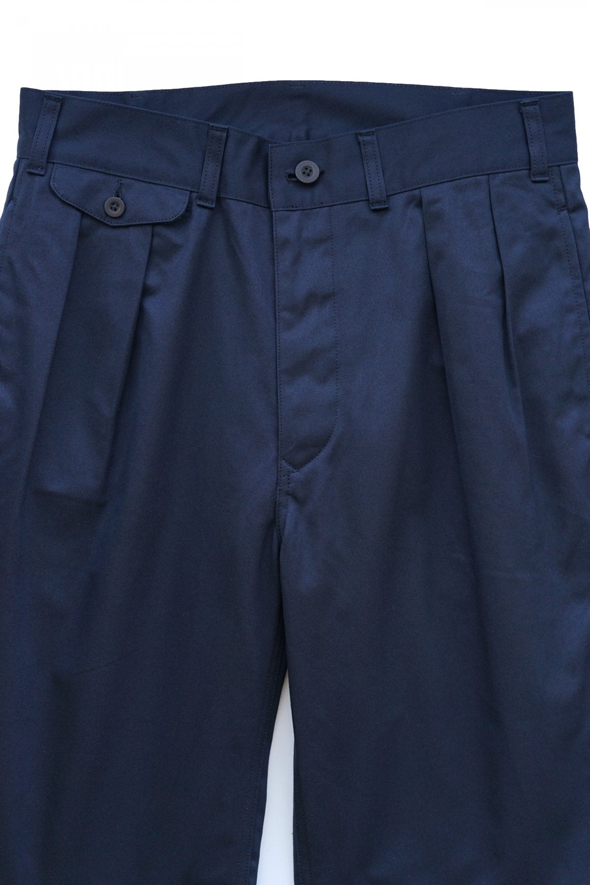 Nigel Cabourn - OFFICERS SHORT CHINO - DARK NAVY