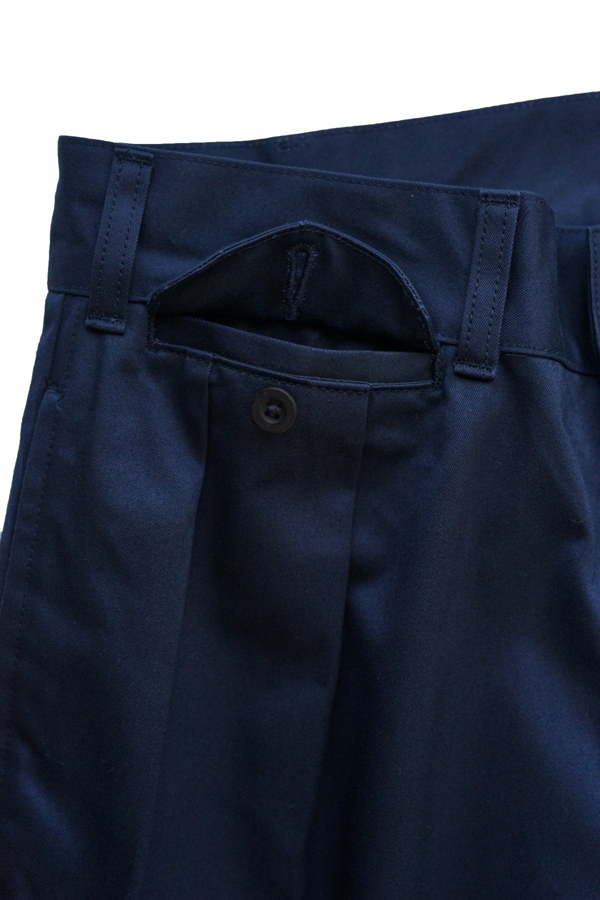 Nigel Cabourn - OFFICERS SHORT CHINO - DARK NAVY