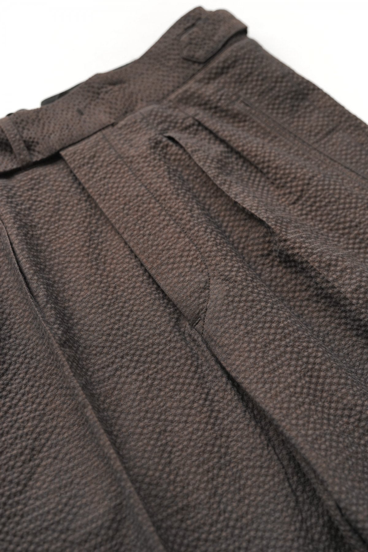 OLD JOE - DOUBLE-PLEATED SMARTY TROUSER - ESPRESSO