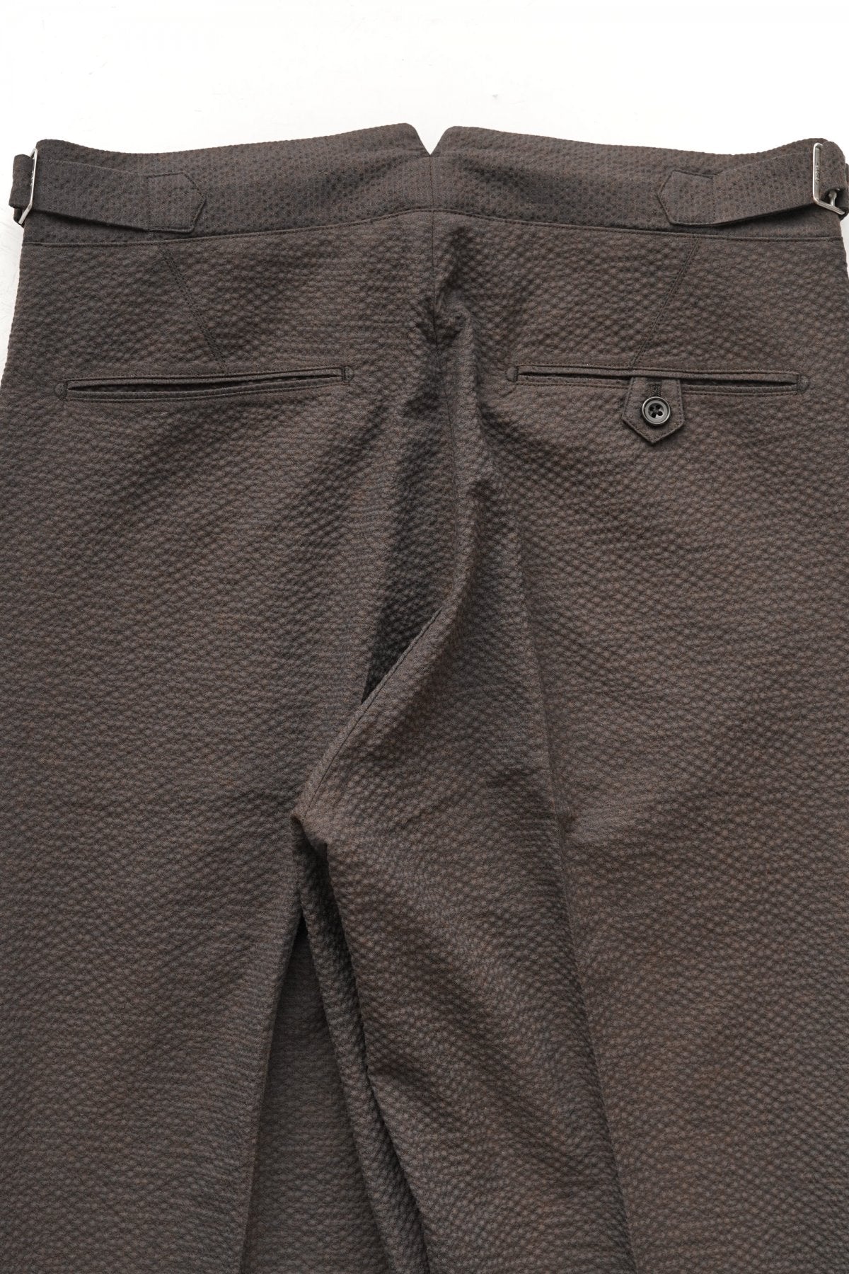 OLD JOE - DOUBLE-PLEATED SMARTY TROUSER - ESPRESSO