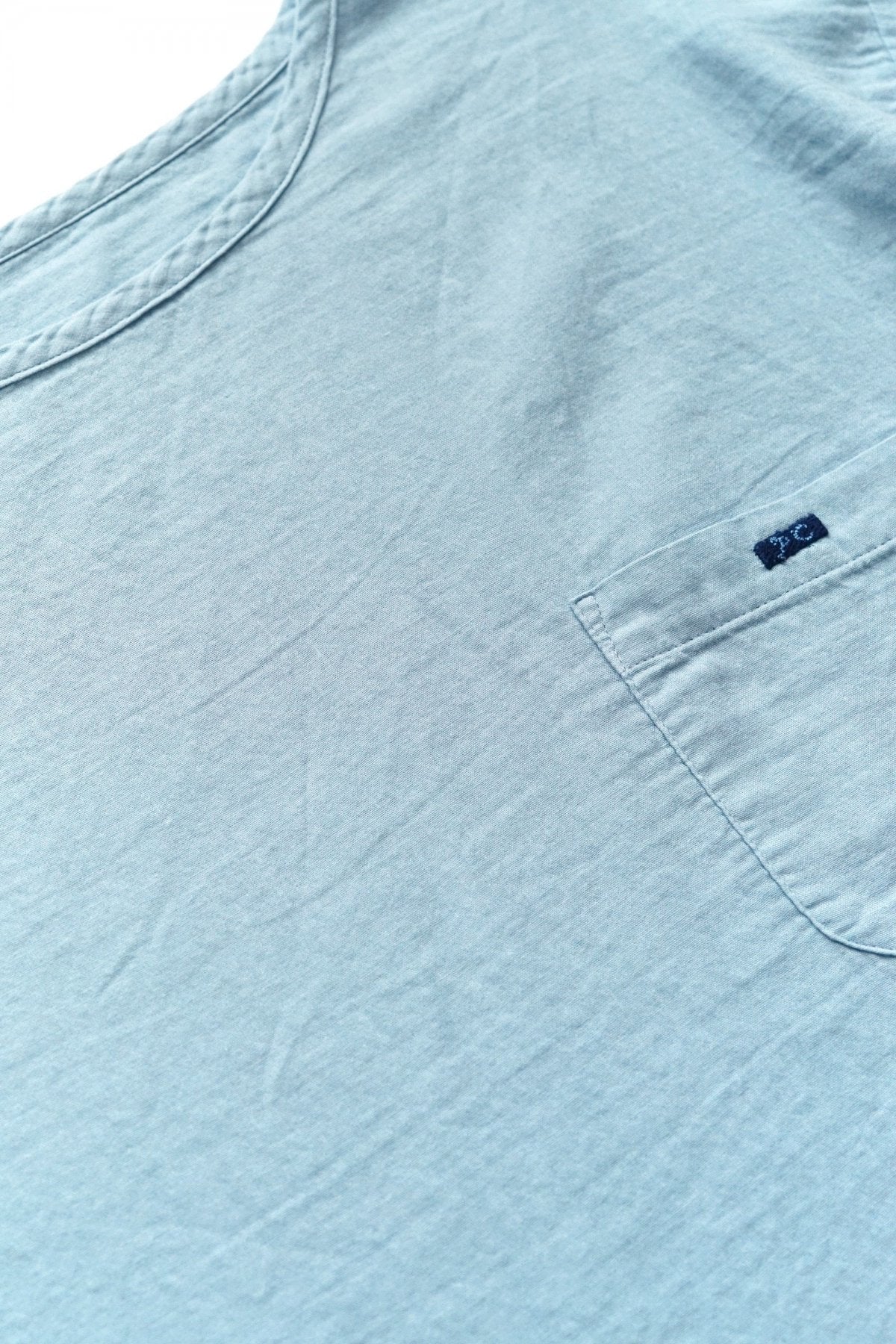 Porter Classic - GAUZE T-SHIRT - BLUE