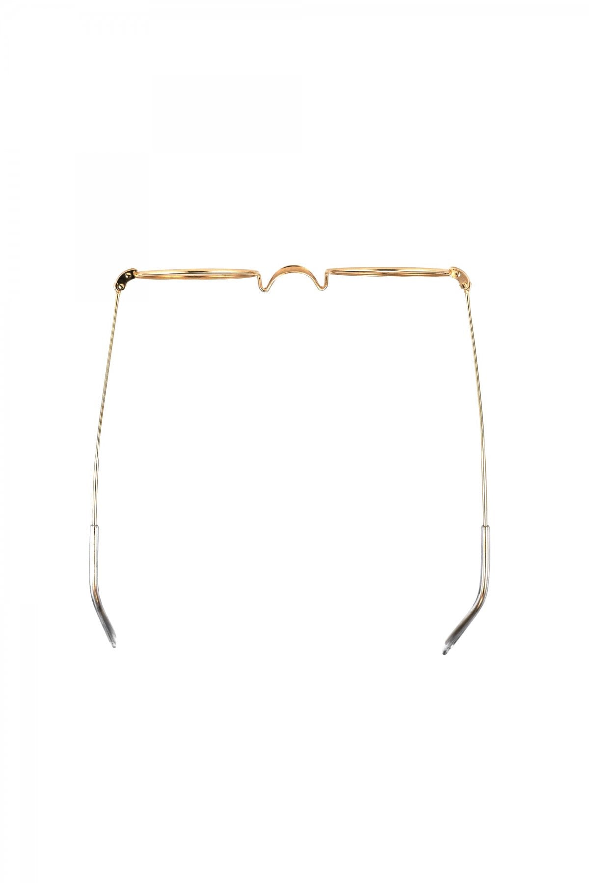 1960s BRITISH VINTAGE EYEWEAR METAL ROUND - OPT-658