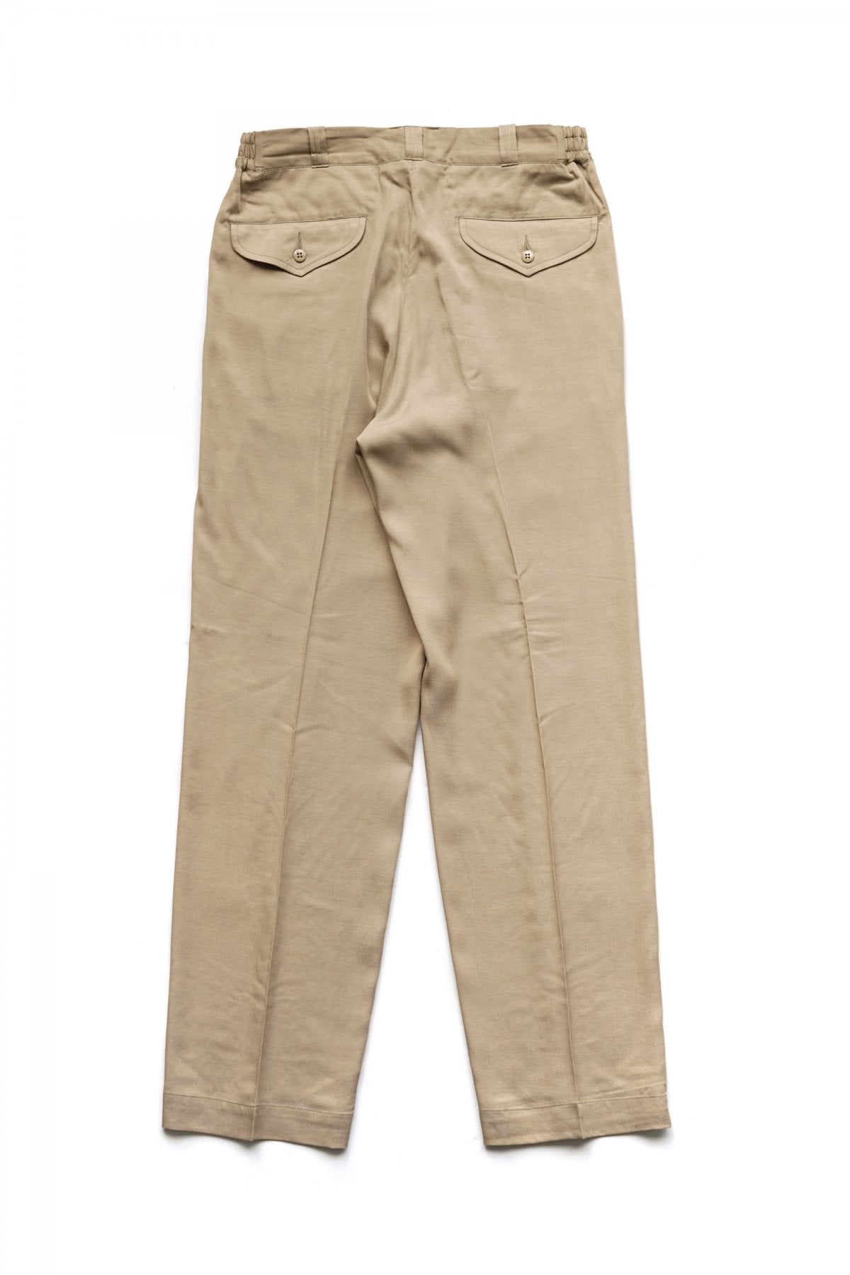 OLD JOE - FRONT TUCK ARMY TROUSER - SAND