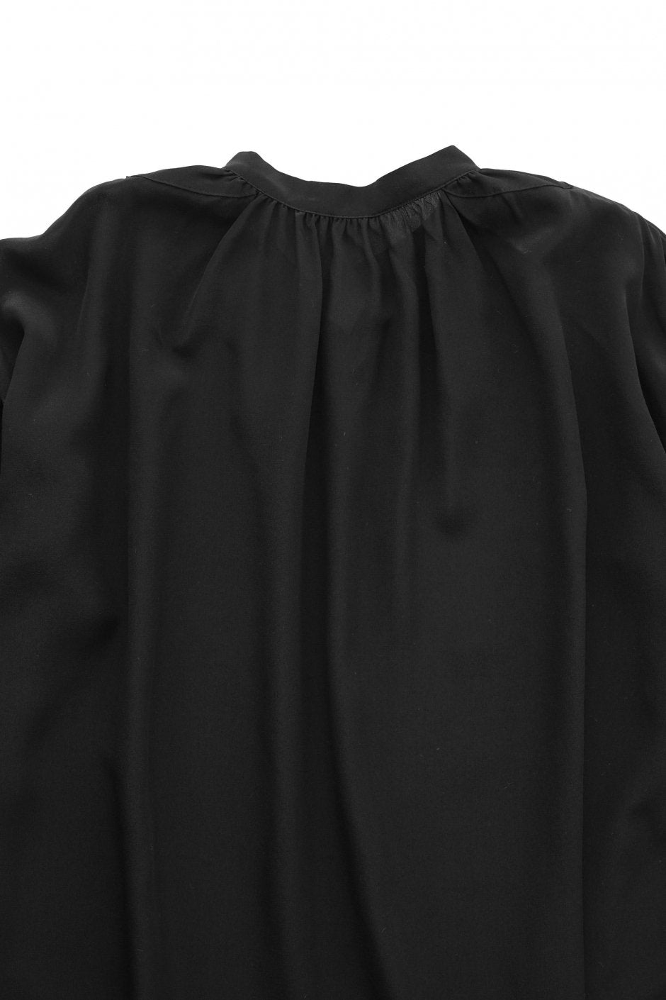 humoresque - GATHER BLOUSE - BLACK