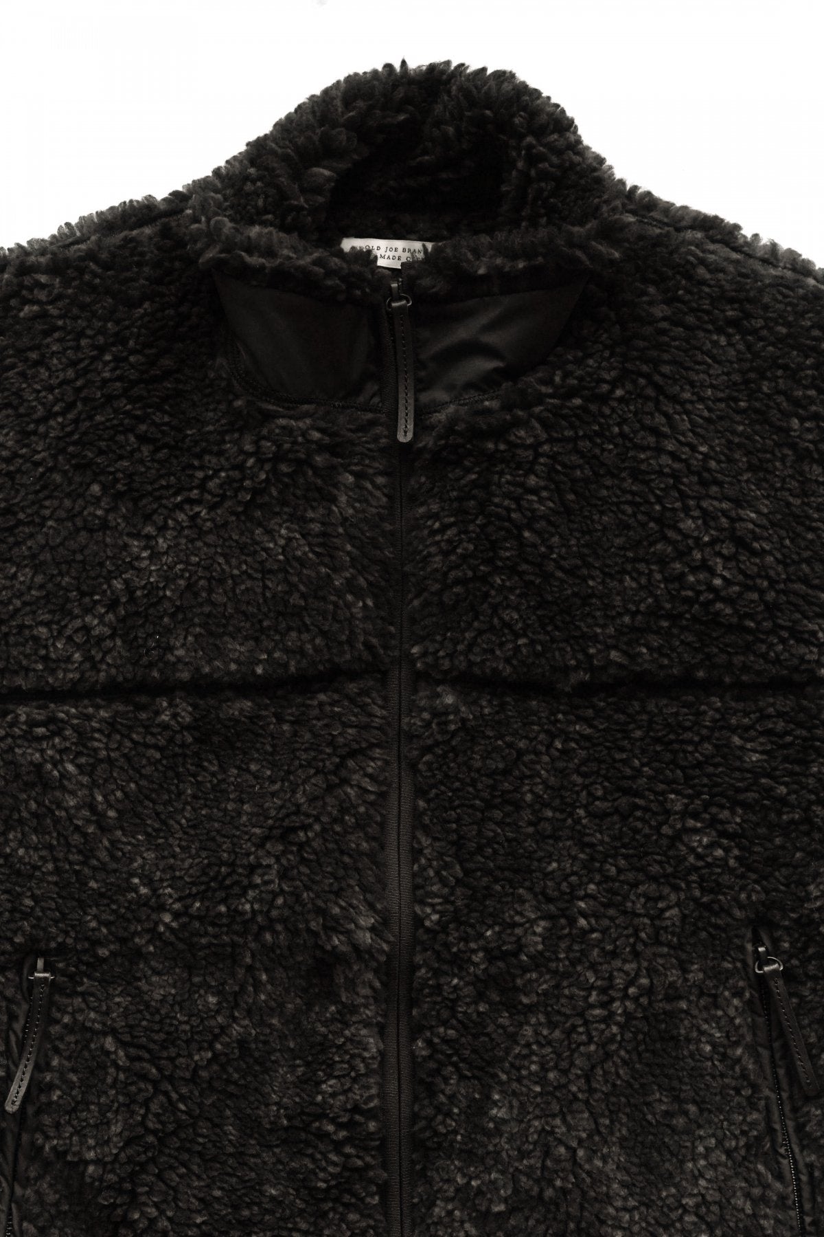 OLD JOE - ARABESQUE PILE VEST - GRAPHITE