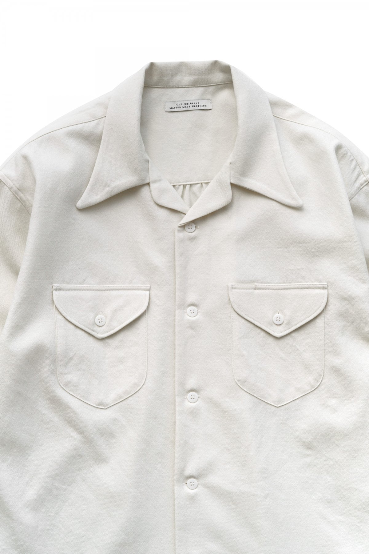 OLD JOE - SWALLOW COLLAR SPORTS SHIRTS - BONE