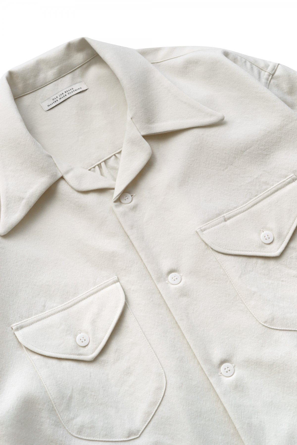 OLD JOE - SWALLOW COLLAR SPORTS SHIRTS - BONE
