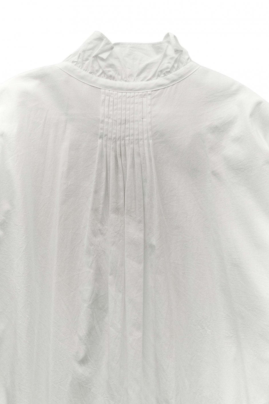 Nigel Cabourn woman - RUFFLE DRESS - WHITE