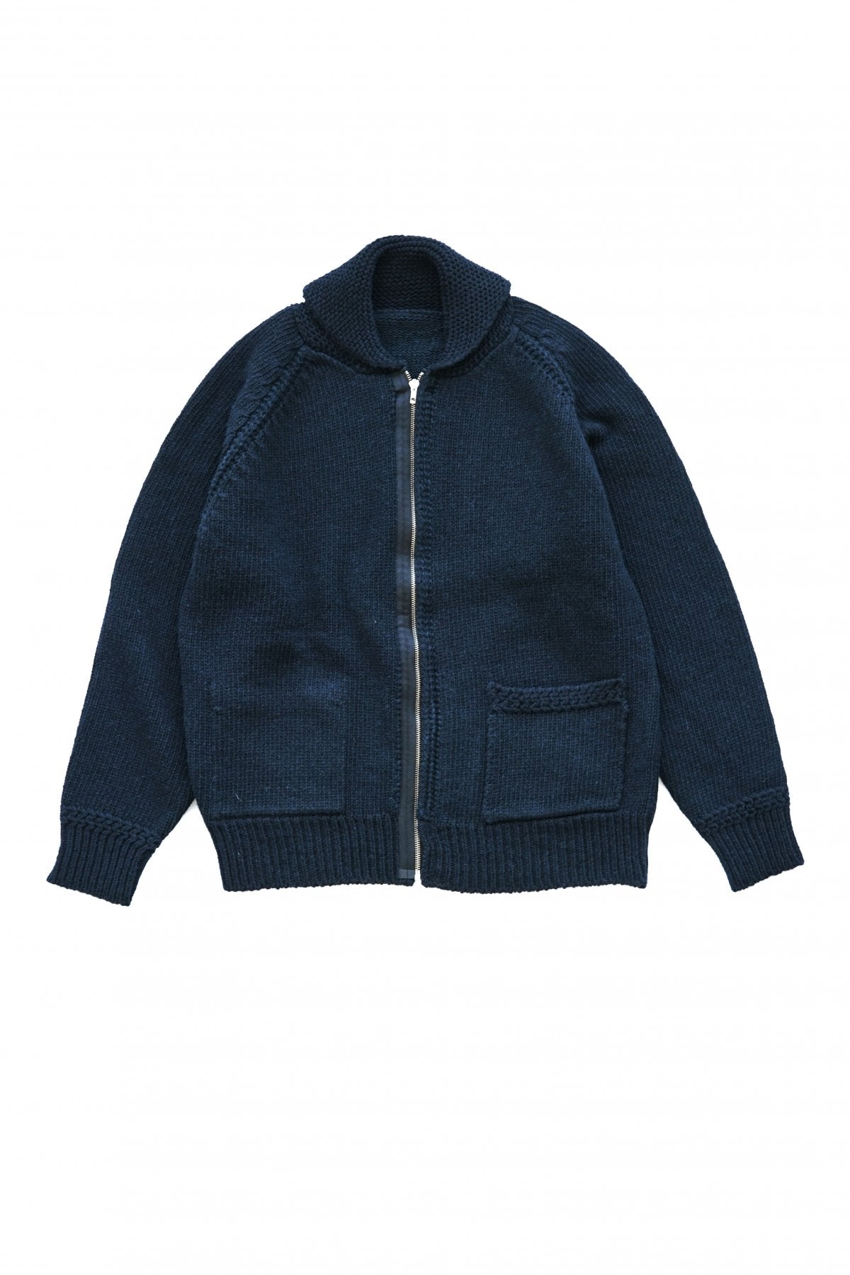 Nigel Cabourn - 40s USAF ZIP CARDIGAN C2 TYPE - NAVY
