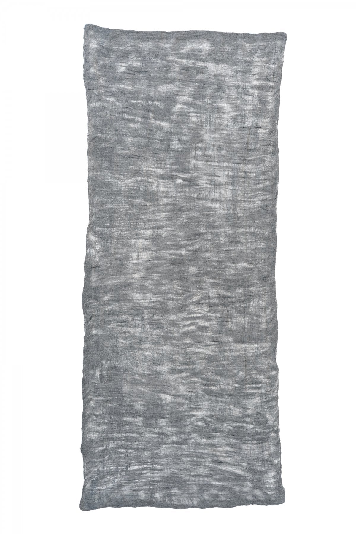 SILVANA MANETTI - SILK CASHMERE STOLE - GRAY/MELANGE No.4