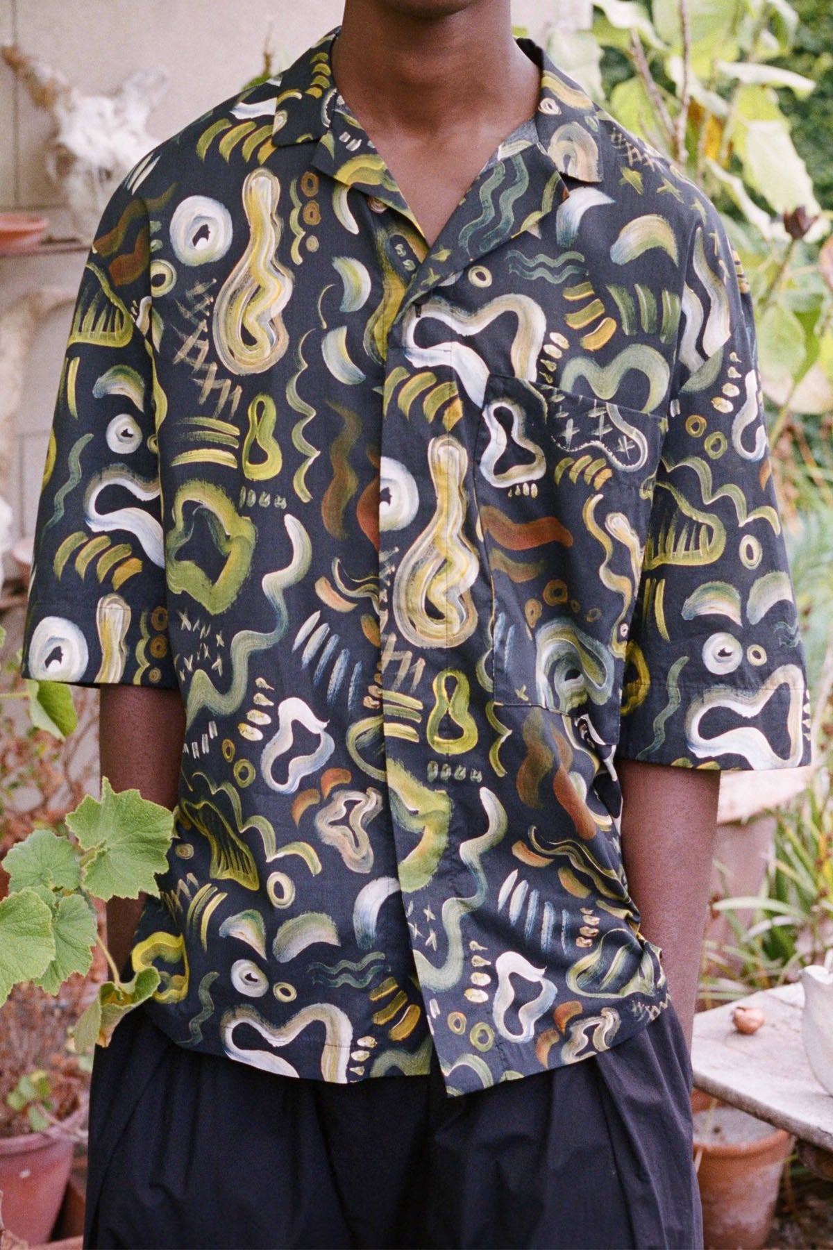 toogood - THE LANDSCAPER SHIRT - BLOOMSBURY PRINT FLINT