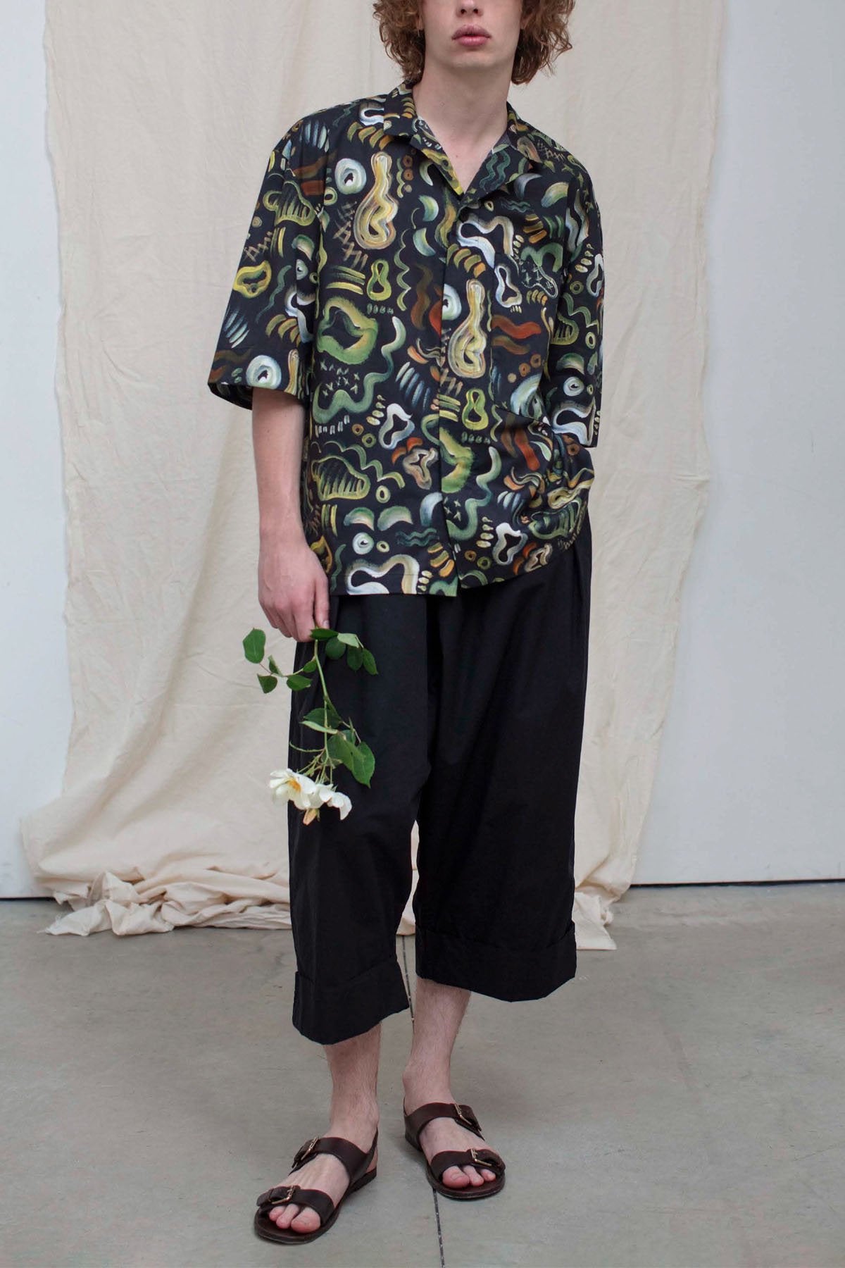 toogood - THE LANDSCAPER SHIRT - BLOOMSBURY PRINT FLINT