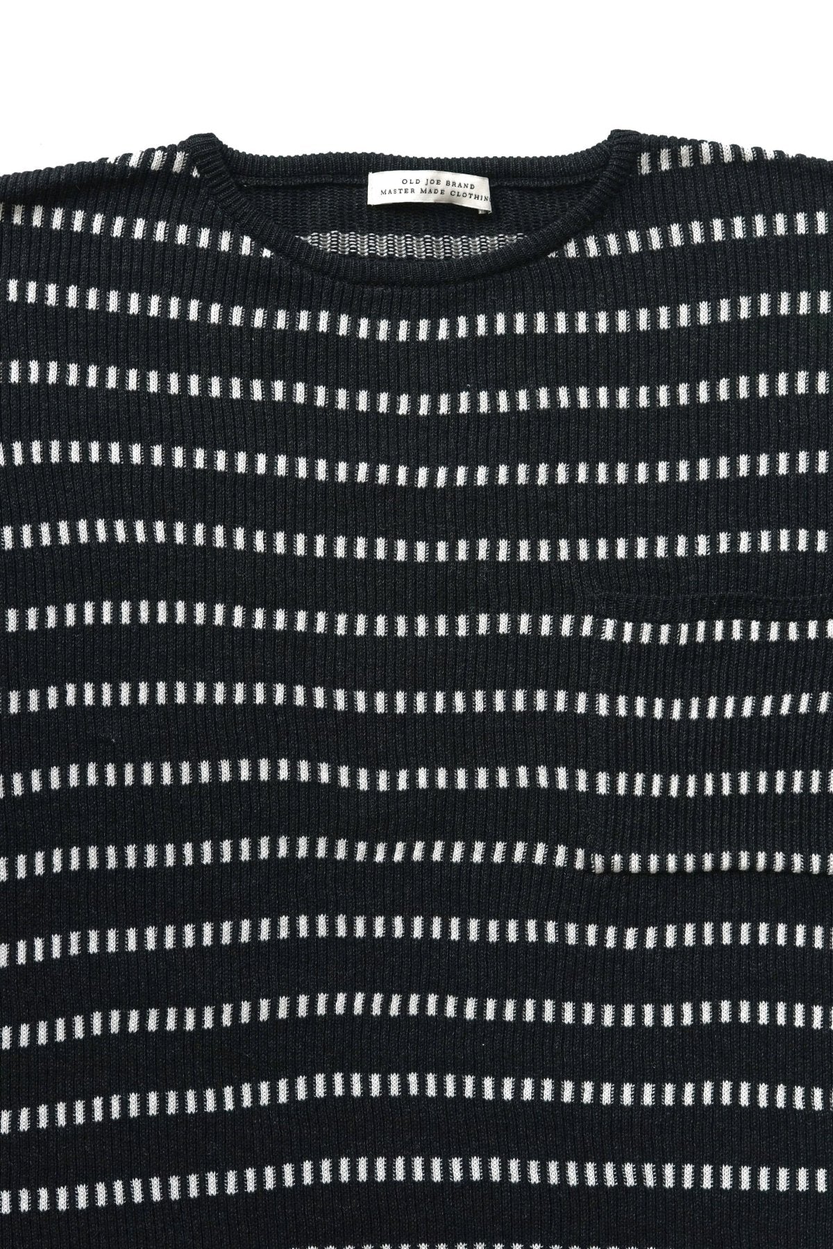 OLD JOE - EARLY BASQUE STRIPE SHIRTS - SHORT SLEEVE - GRAPHITE x NATURAL