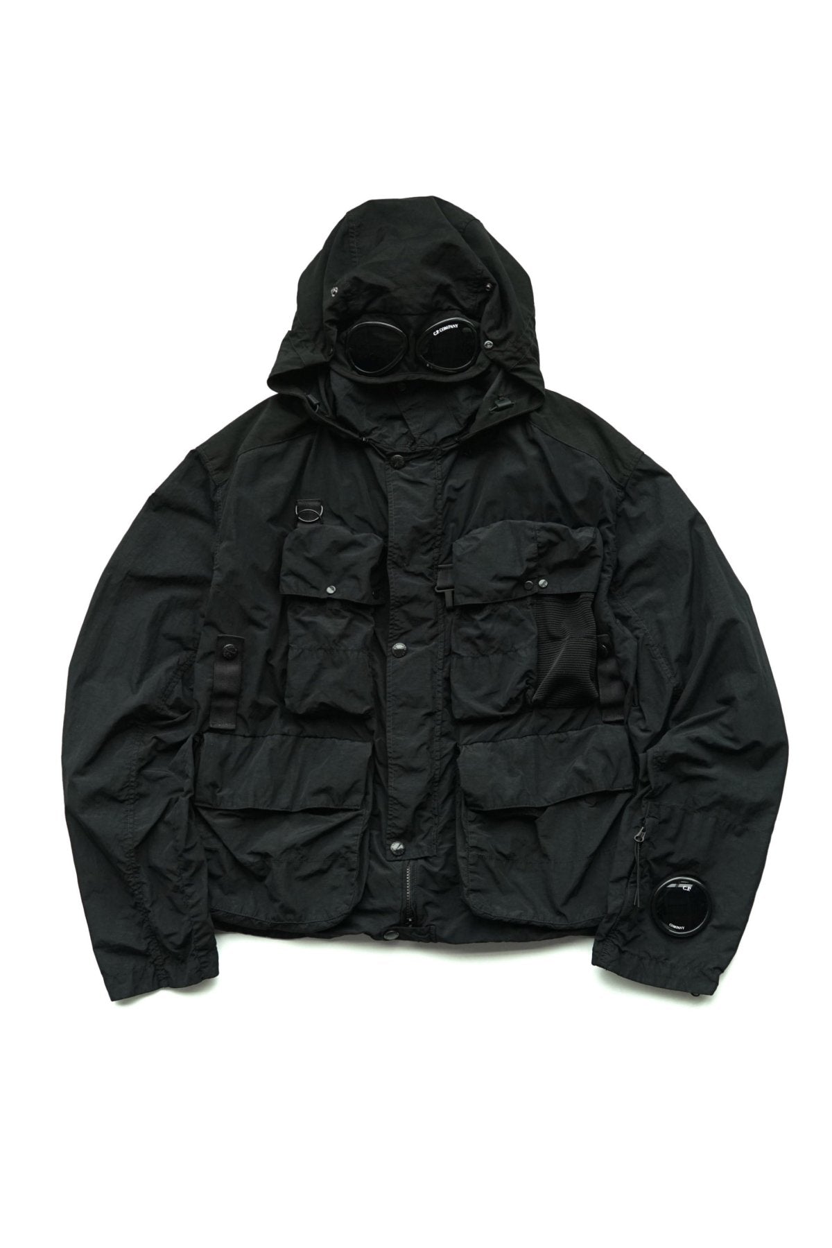 C.P. COMPANY - FLATT NYLON LA MILLE JACKET - BLACK