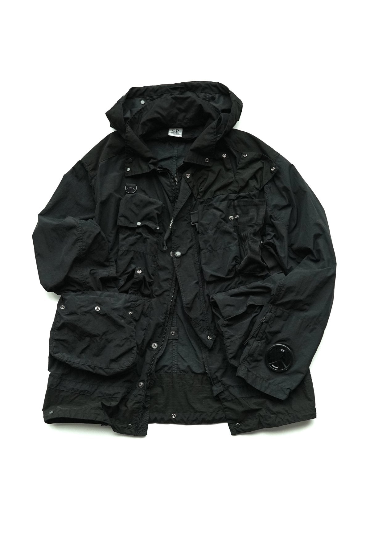 C.P. COMPANY - FLATT NYLON LA MILLE JACKET - BLACK