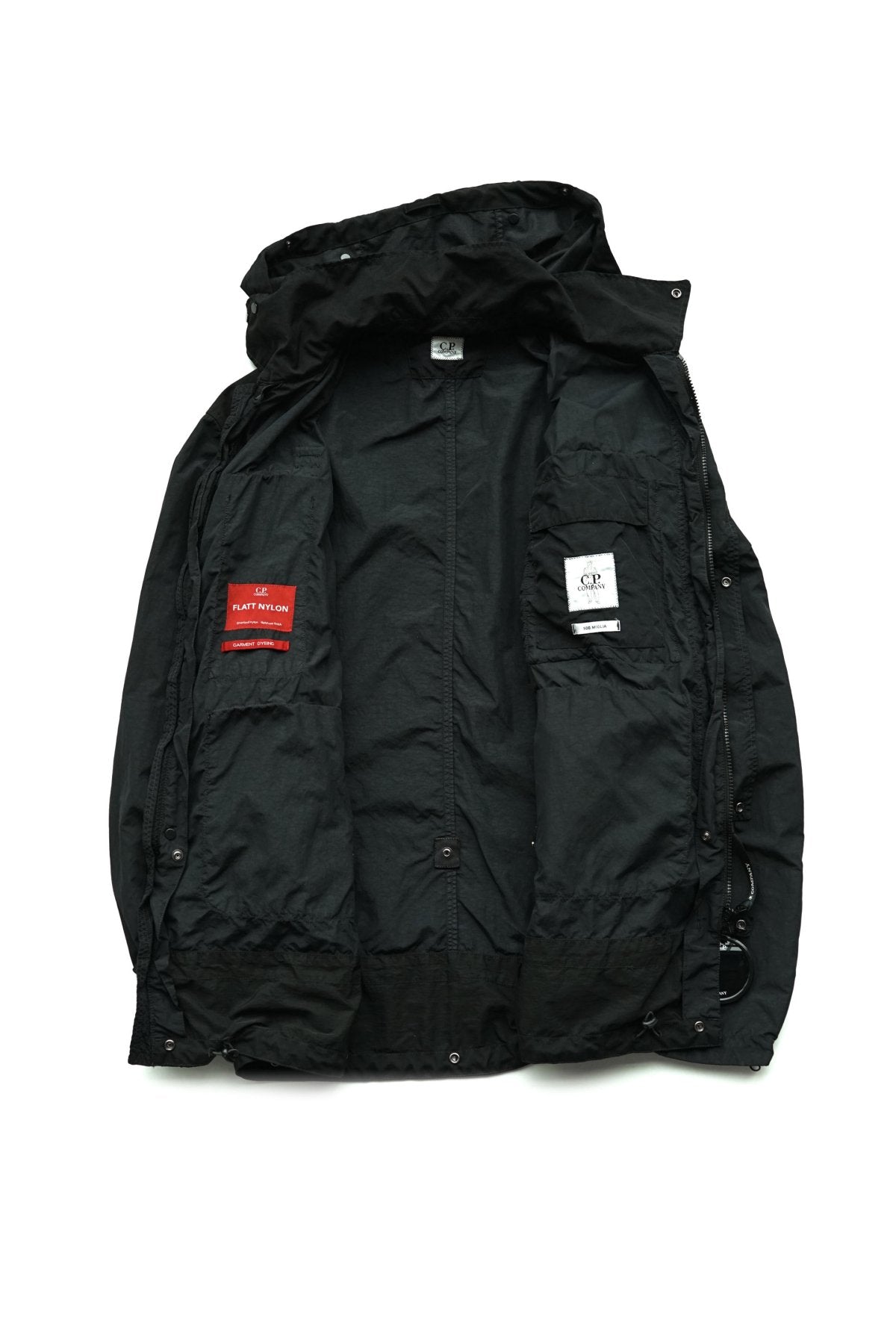 C.P. COMPANY - FLATT NYLON LA MILLE JACKET - BLACK