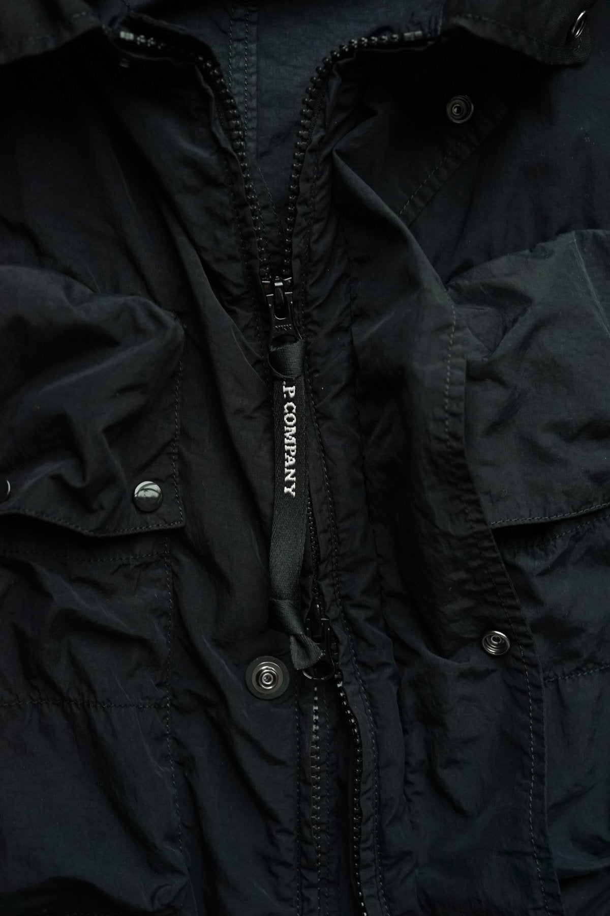 C.P. COMPANY - FLATT NYLON LA MILLE JACKET - BLACK