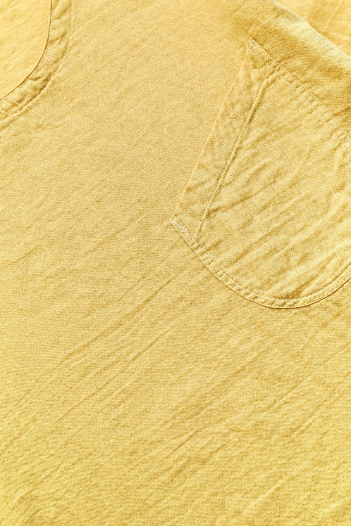 Porter Classic - GAUZE CREWNECK - YELLOW