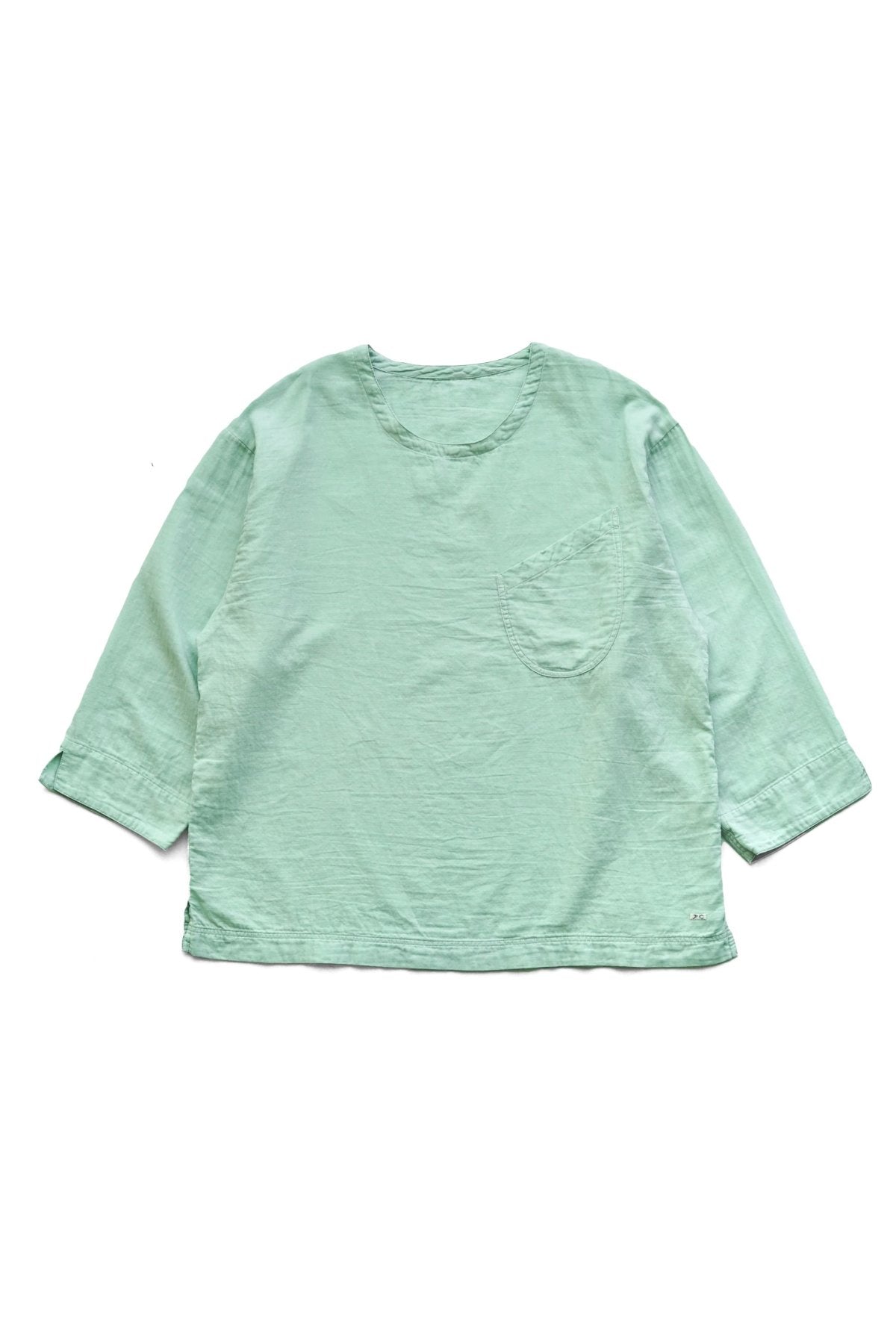 Porter Classic - GAUZE CREWNECK - TURQUOISE