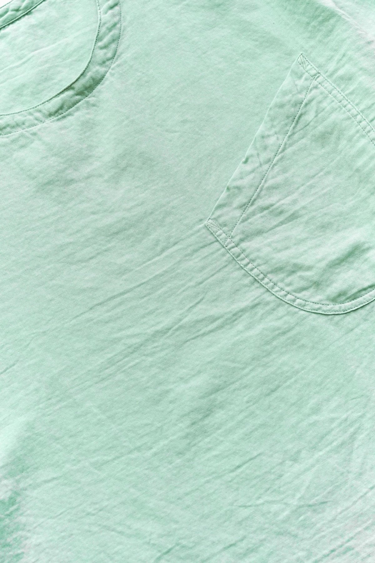 Porter Classic - GAUZE CREWNECK - TURQUOISE