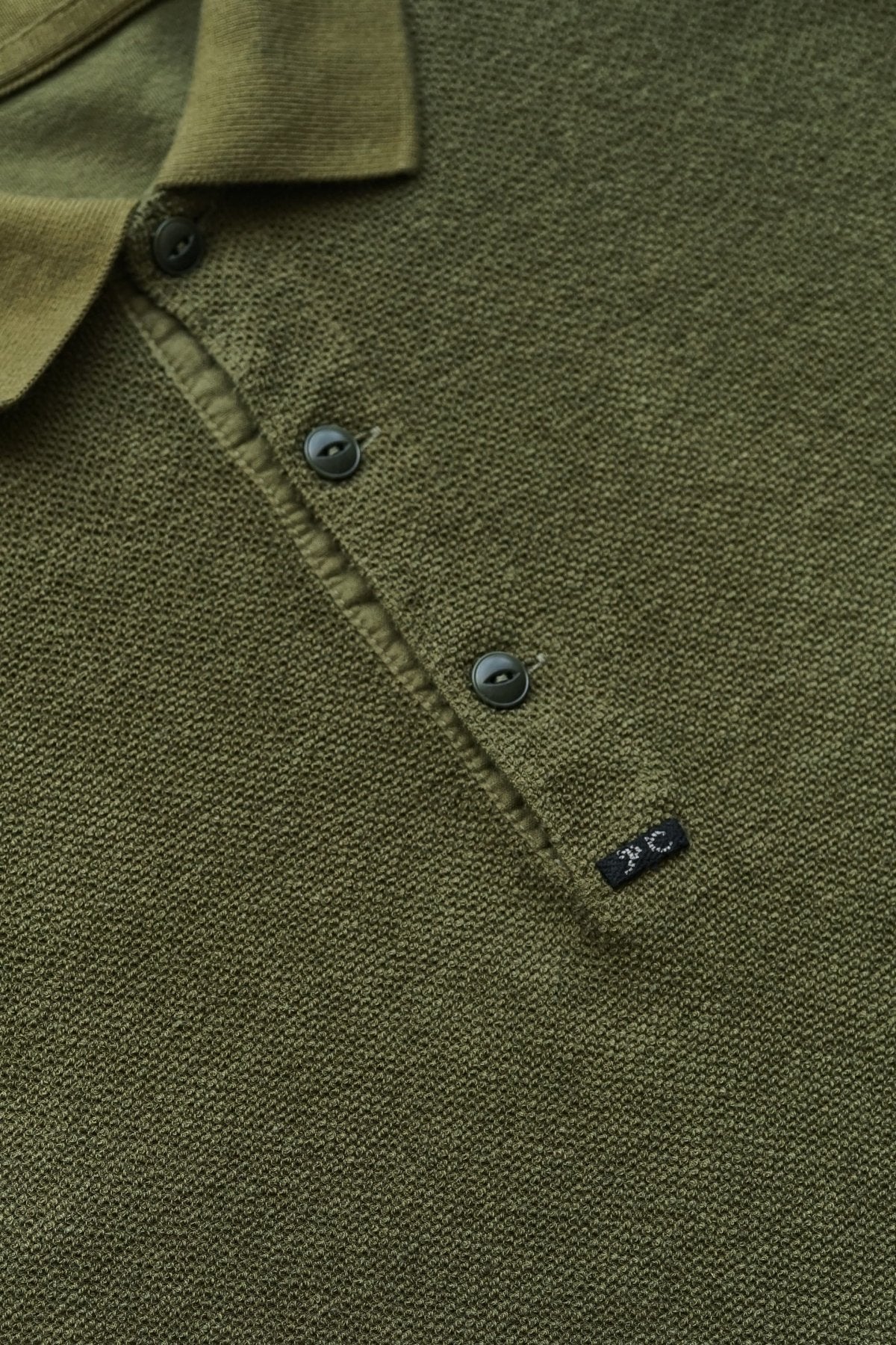 Porter Classic - SUMMER PILE POLO SHIRT - OLIVE