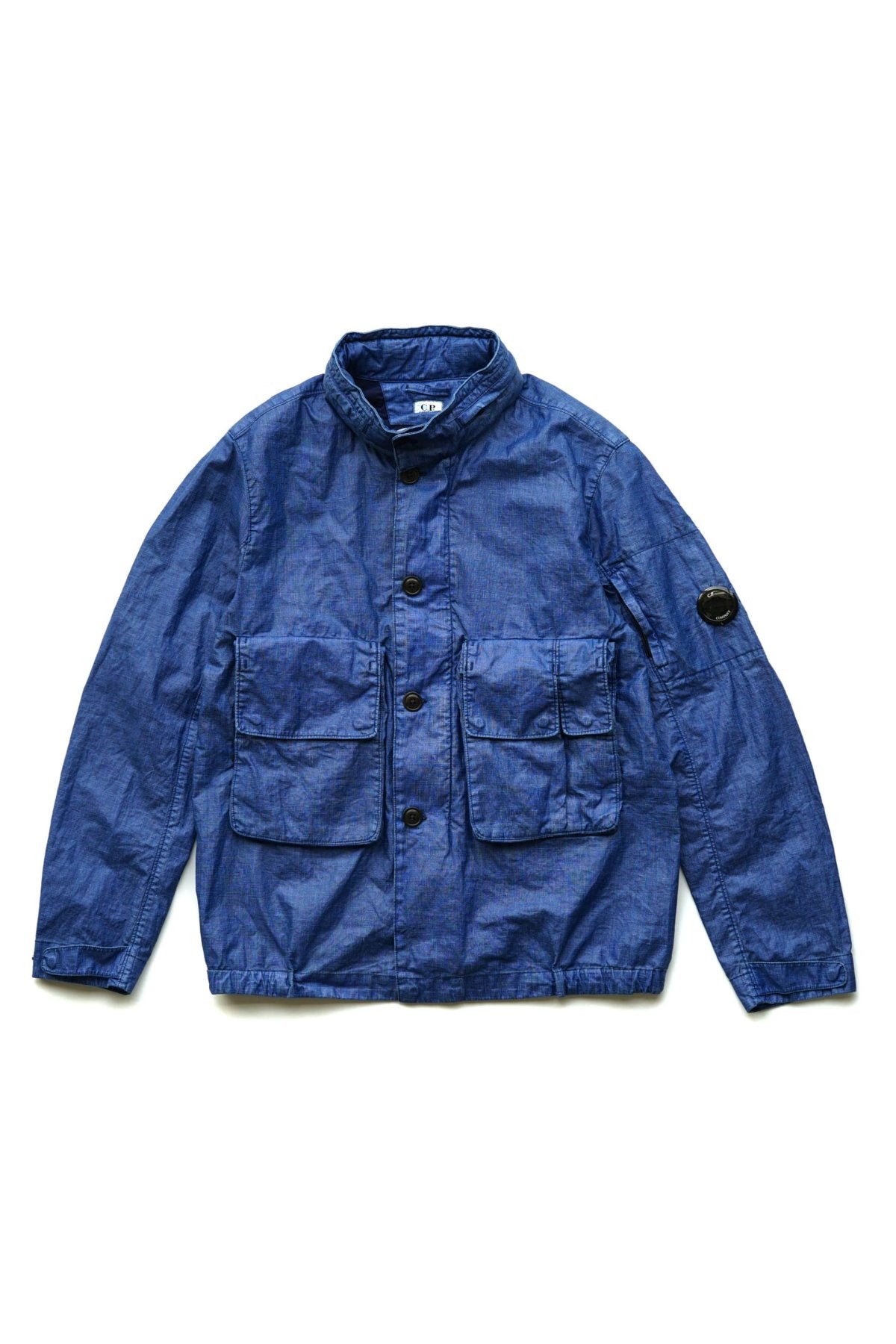 C.P. COMPANY - LINO WAX MEDIUM JACKET - BLUE QUARTZ