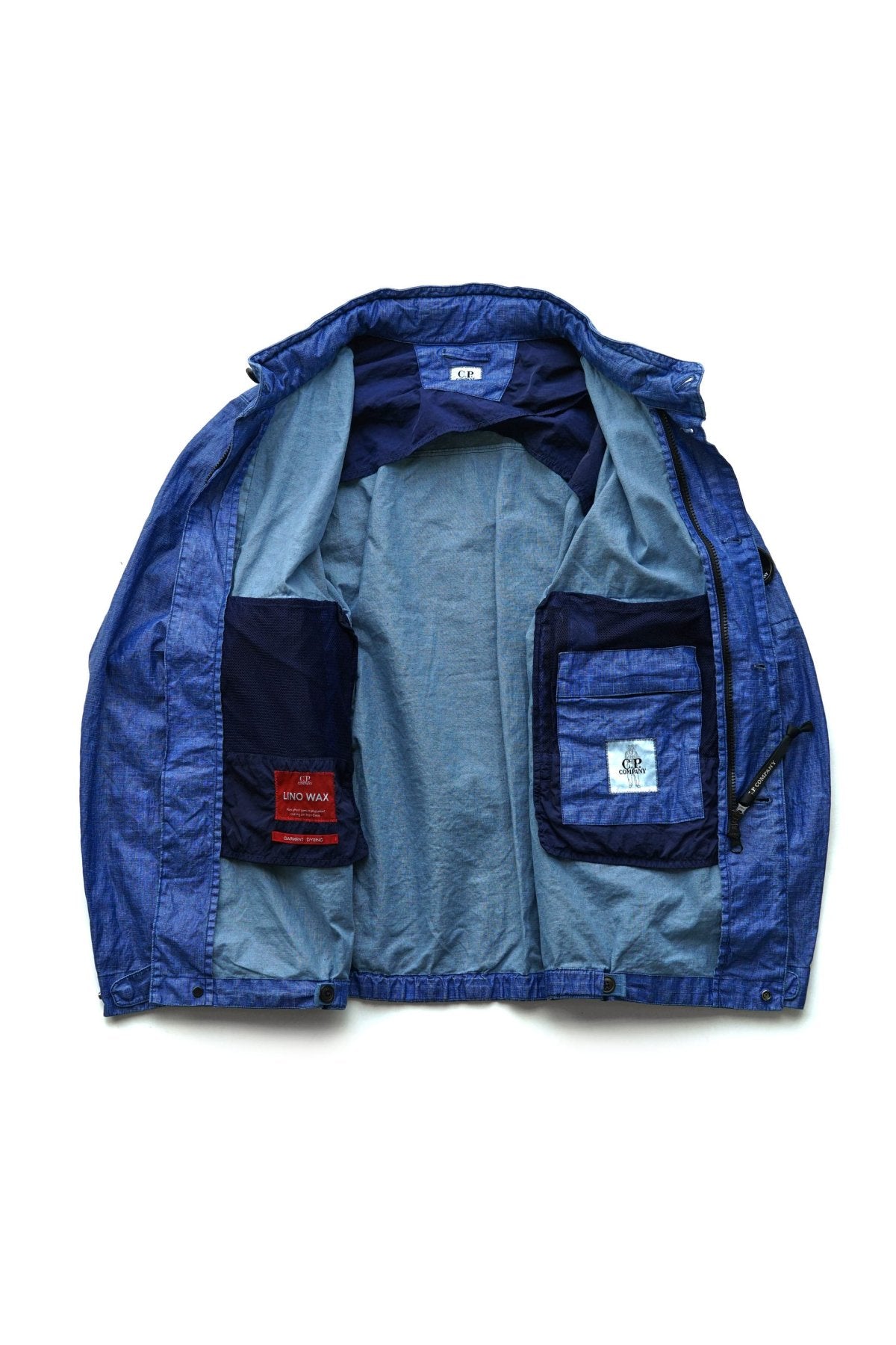 C.P. COMPANY - LINO WAX MEDIUM JACKET - BLUE QUARTZ