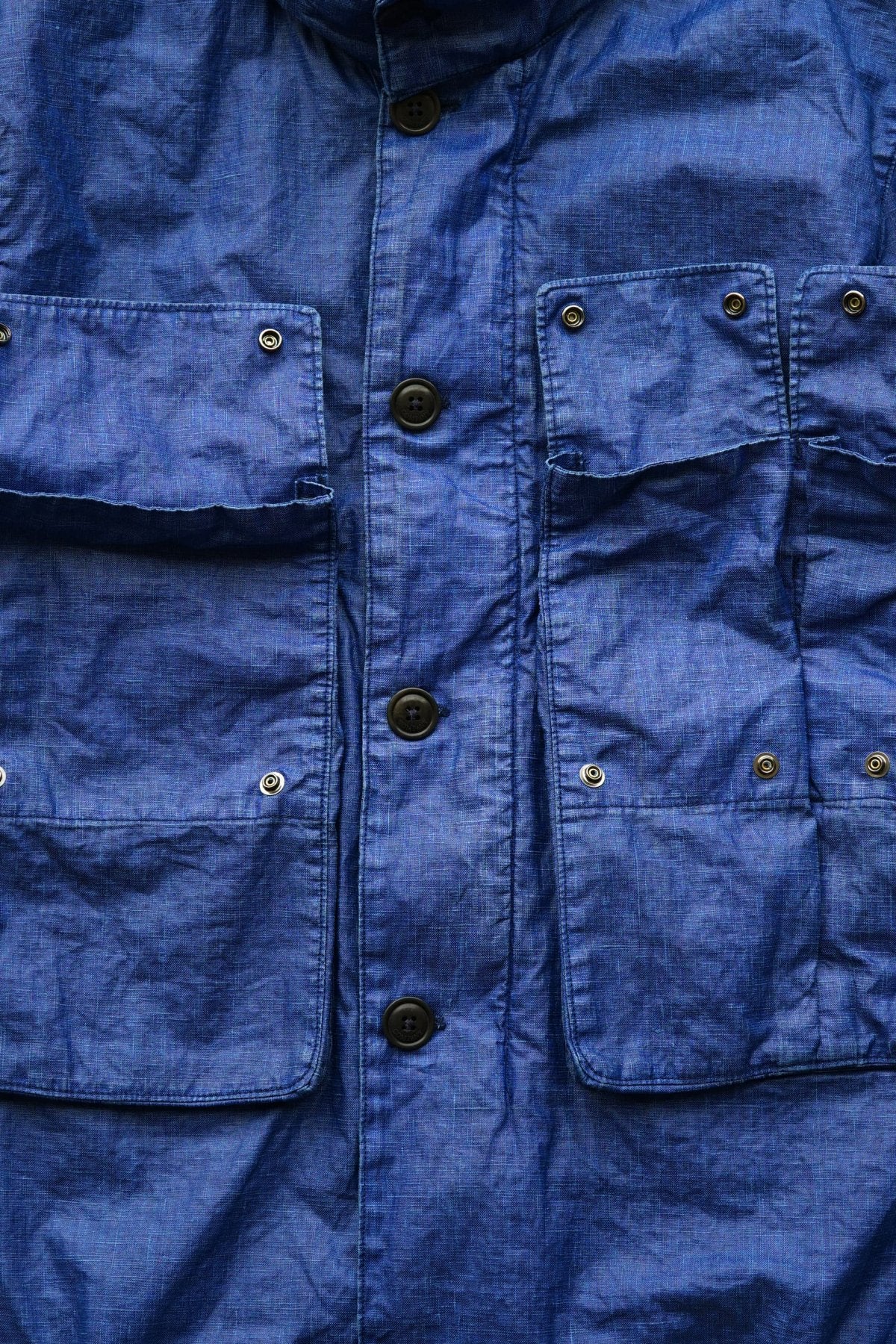 C.P. COMPANY - LINO WAX MEDIUM JACKET - BLUE QUARTZ