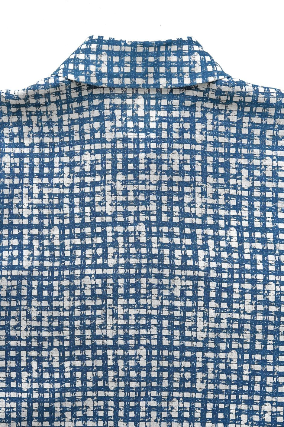 Sen'en Fujita avec humoresque - POCKET SHIRT - GINGHAM BLUE