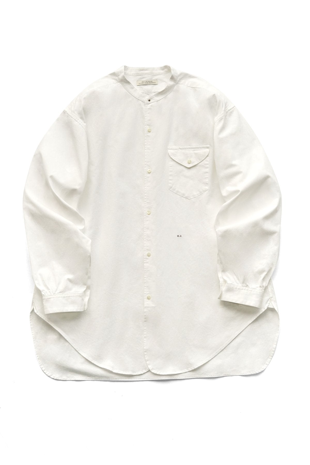 OLD JOE BAND COLLAR LONG TAIL SHIRTS