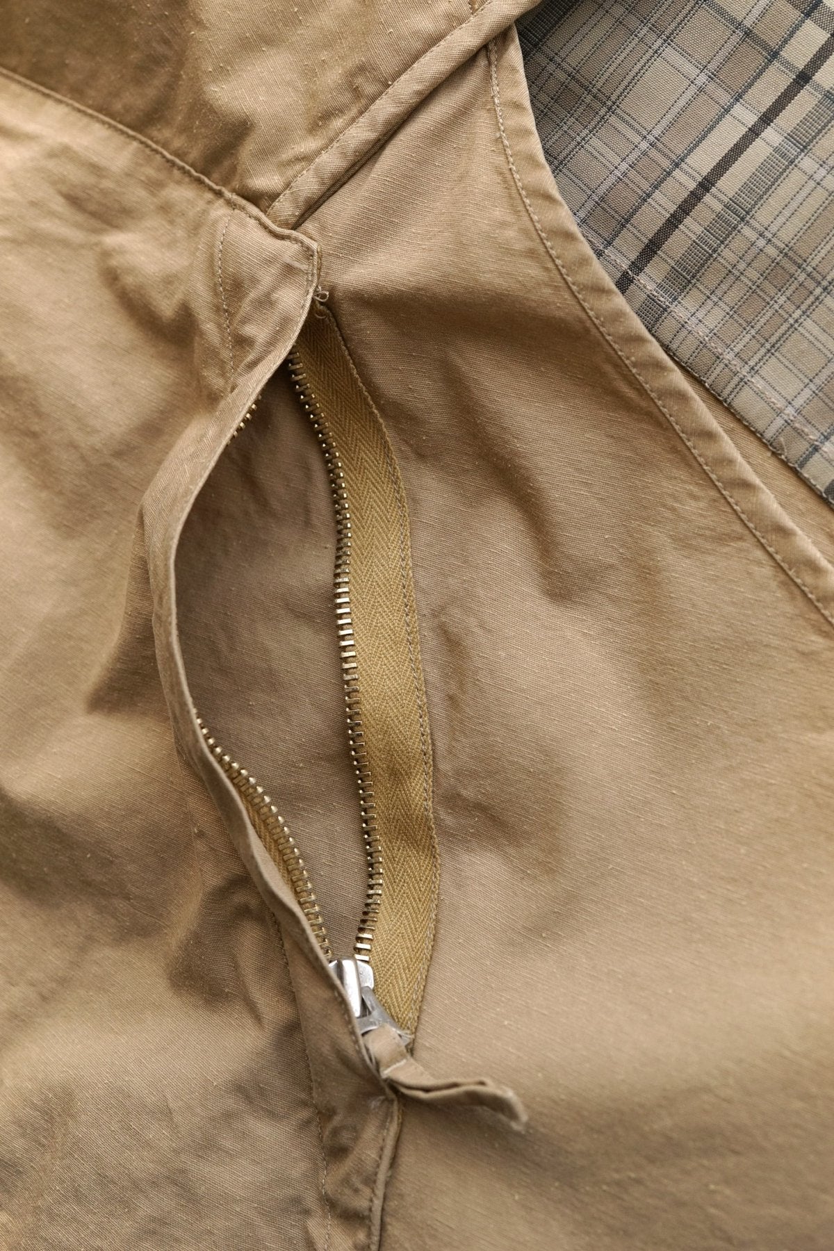 OLD JOE - PATINA NEP CLOTH FILED VEST - DUNE