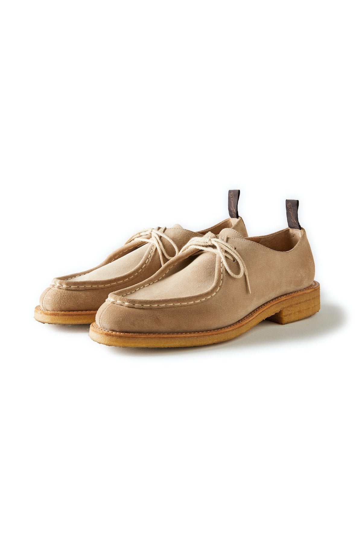 OLD JOE - “The Shepherd“ DISTRESSED SUEDE TYROLEAN SHOES - SAND