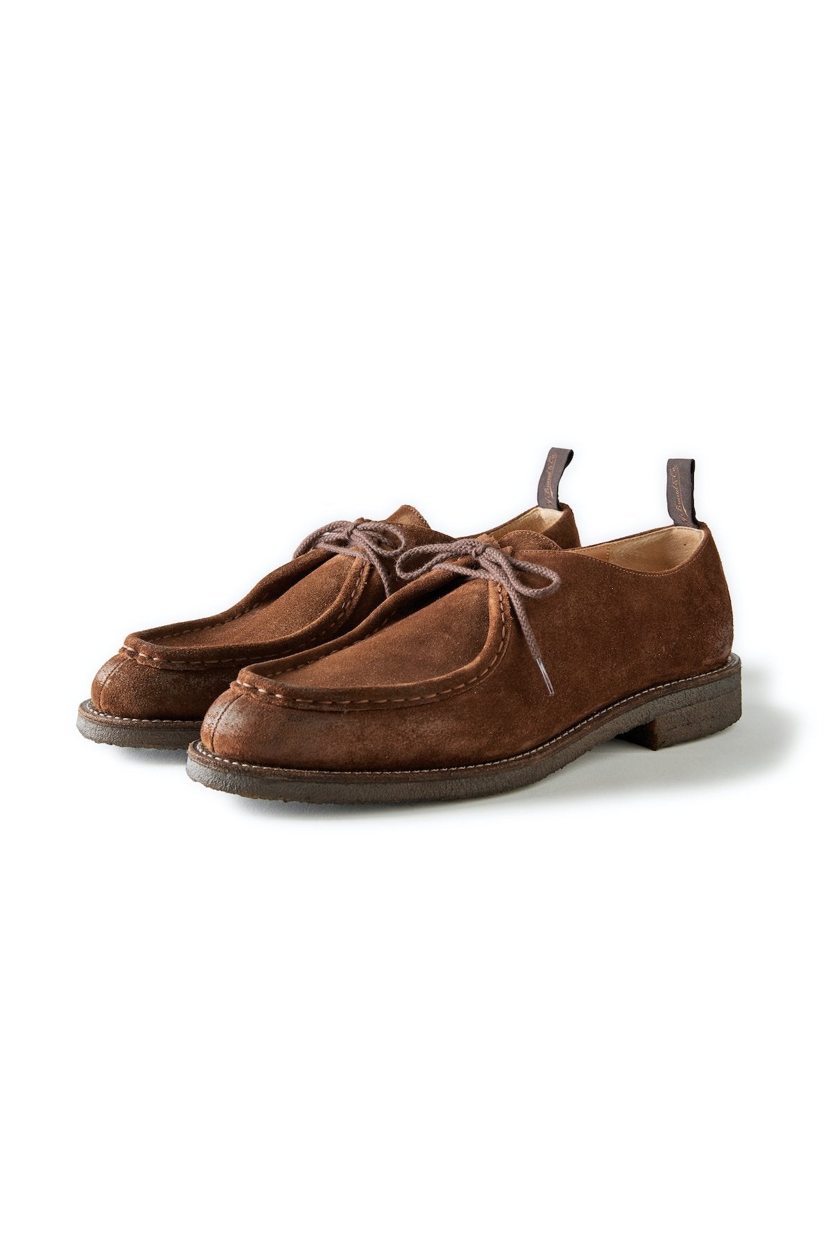 OLD JOE - “The Shepherd“ DISTRESSED SUEDE TYROLEAN SHOES - WALNUT
