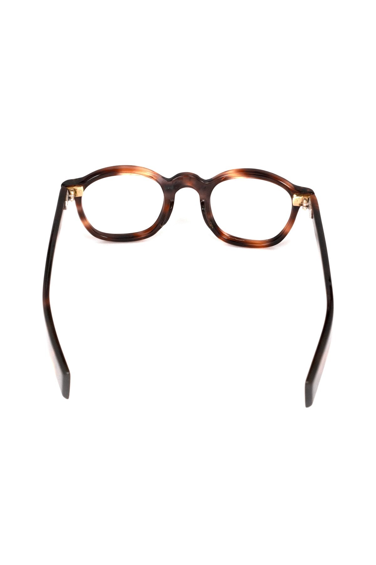 SPECIAL 1940s HAND MADE FRANCE VINTAGE EYEGLASS 3DOT WELLINGTON - OPT-890