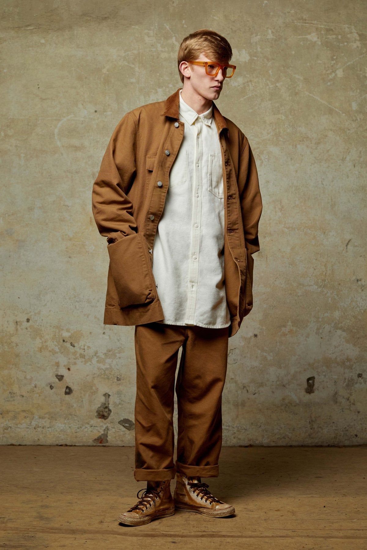 Carhartt WIP X TOOGOOD - THE PHOTOGRAPHER X MICHIGAN COAT - HAMILTON BROWN