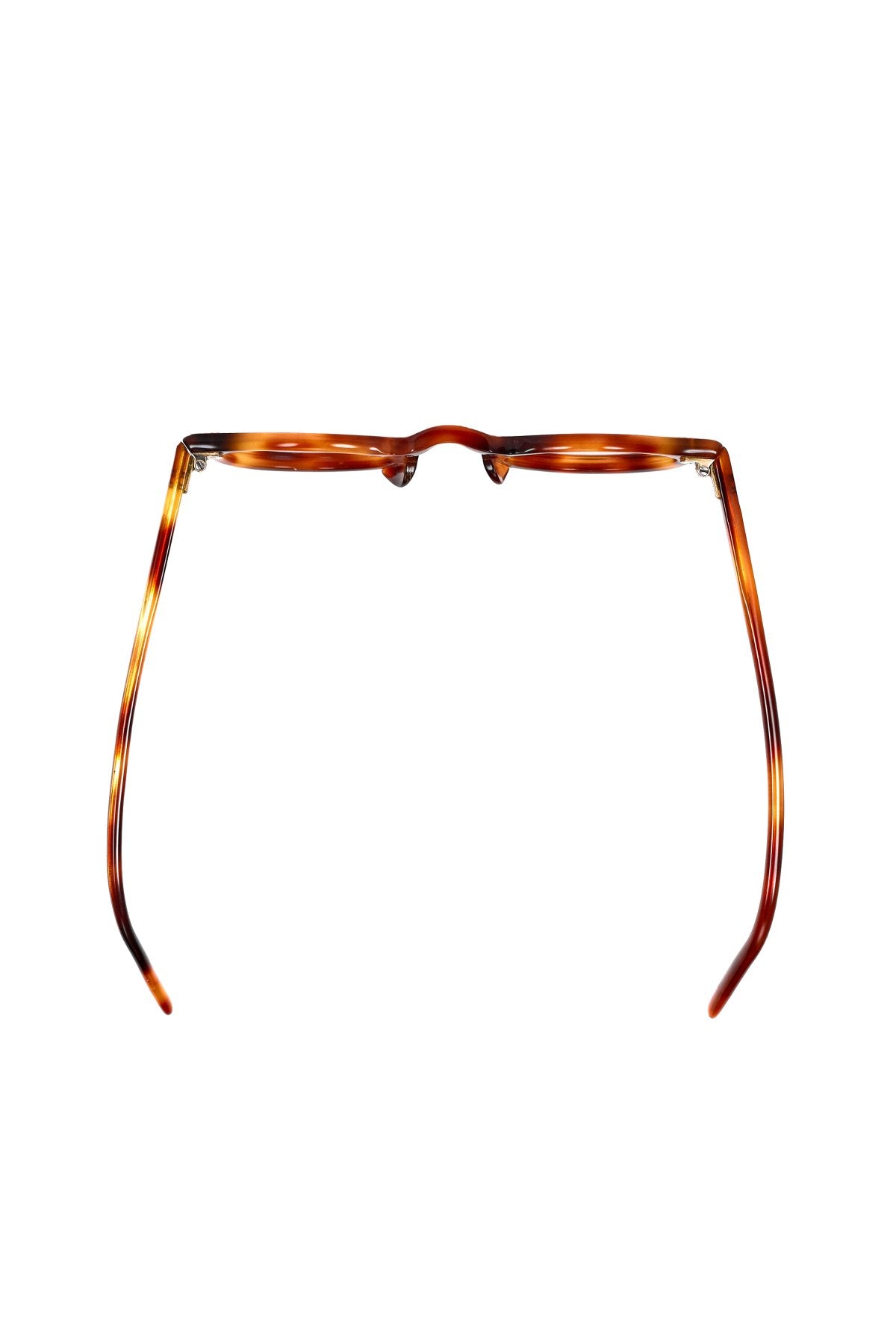 1940s - FRANCE VINTAGE EYEGLASS ROUND HONEY AMBER - OPT-912