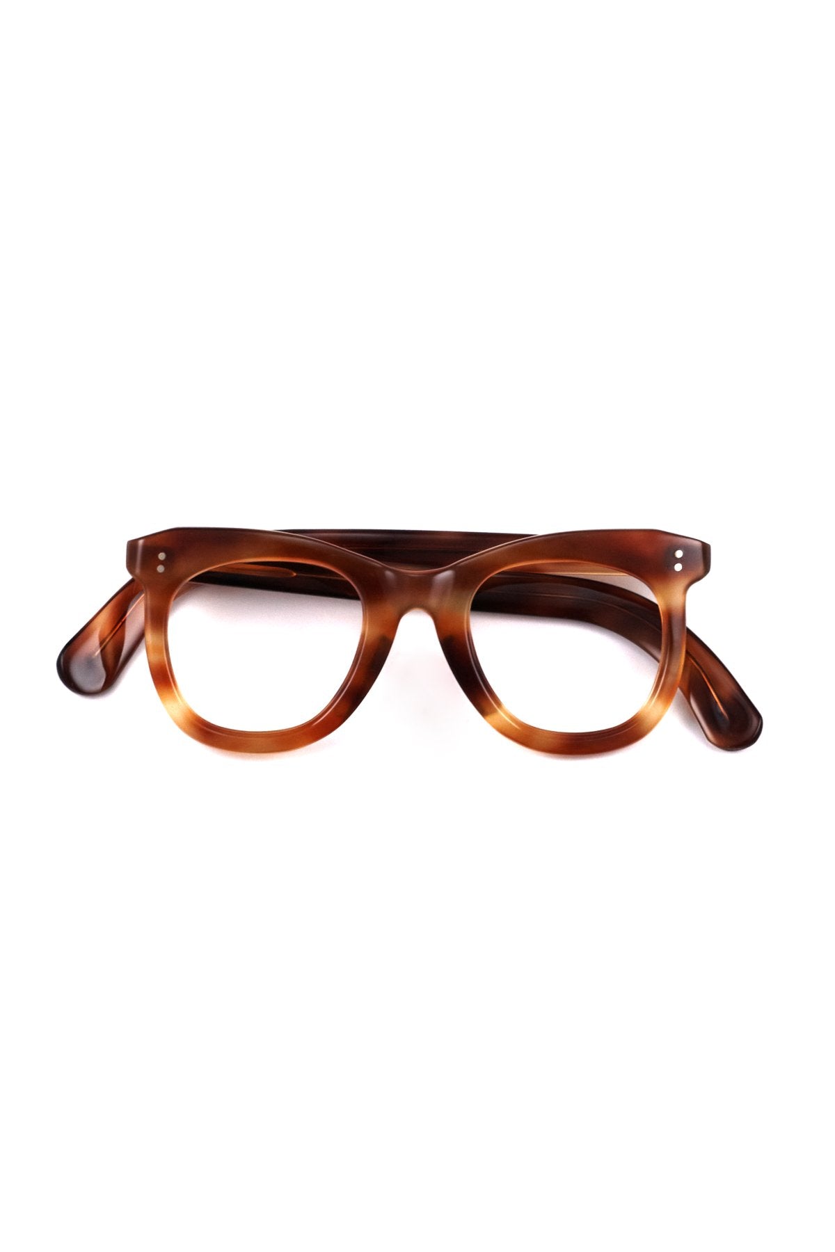 1950s HAND MADE FRANCE VINTAGE EYEGLASS HONEY AMBER - OPT-921