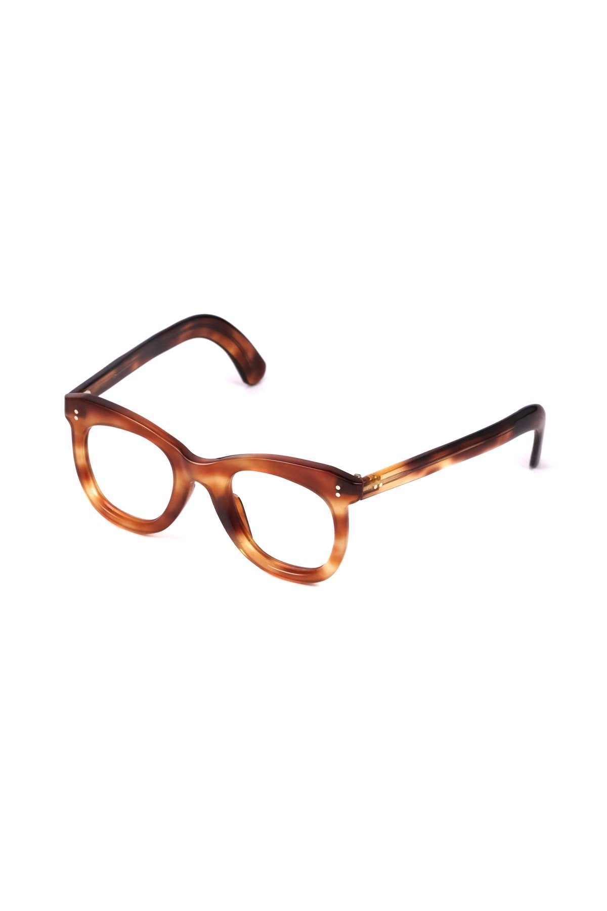 1950s HAND MADE FRANCE VINTAGE EYEGLASS HONEY AMBER - OPT-921