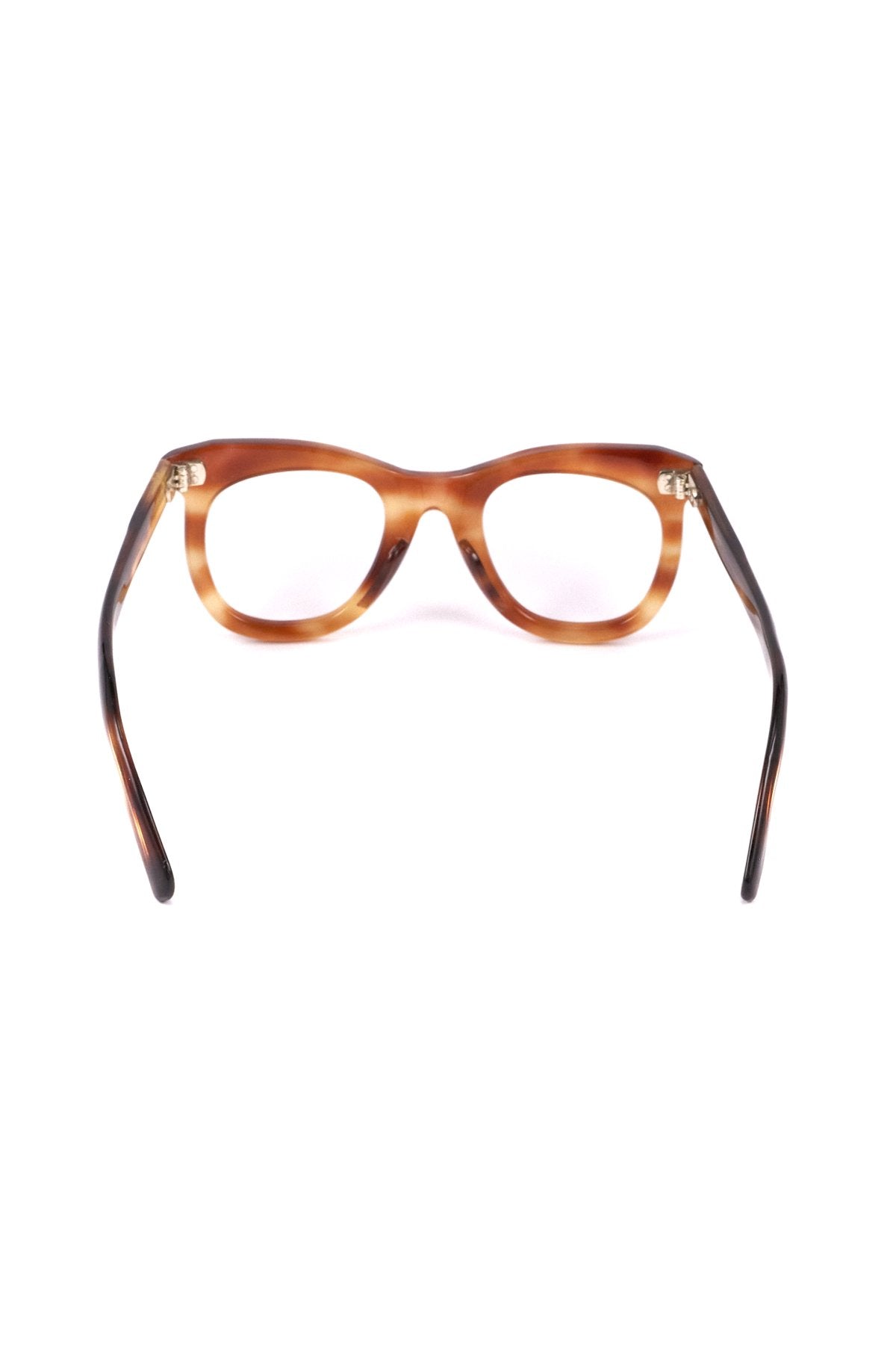 1950s HAND MADE FRANCE VINTAGE EYEGLASS HONEY AMBER - OPT-921