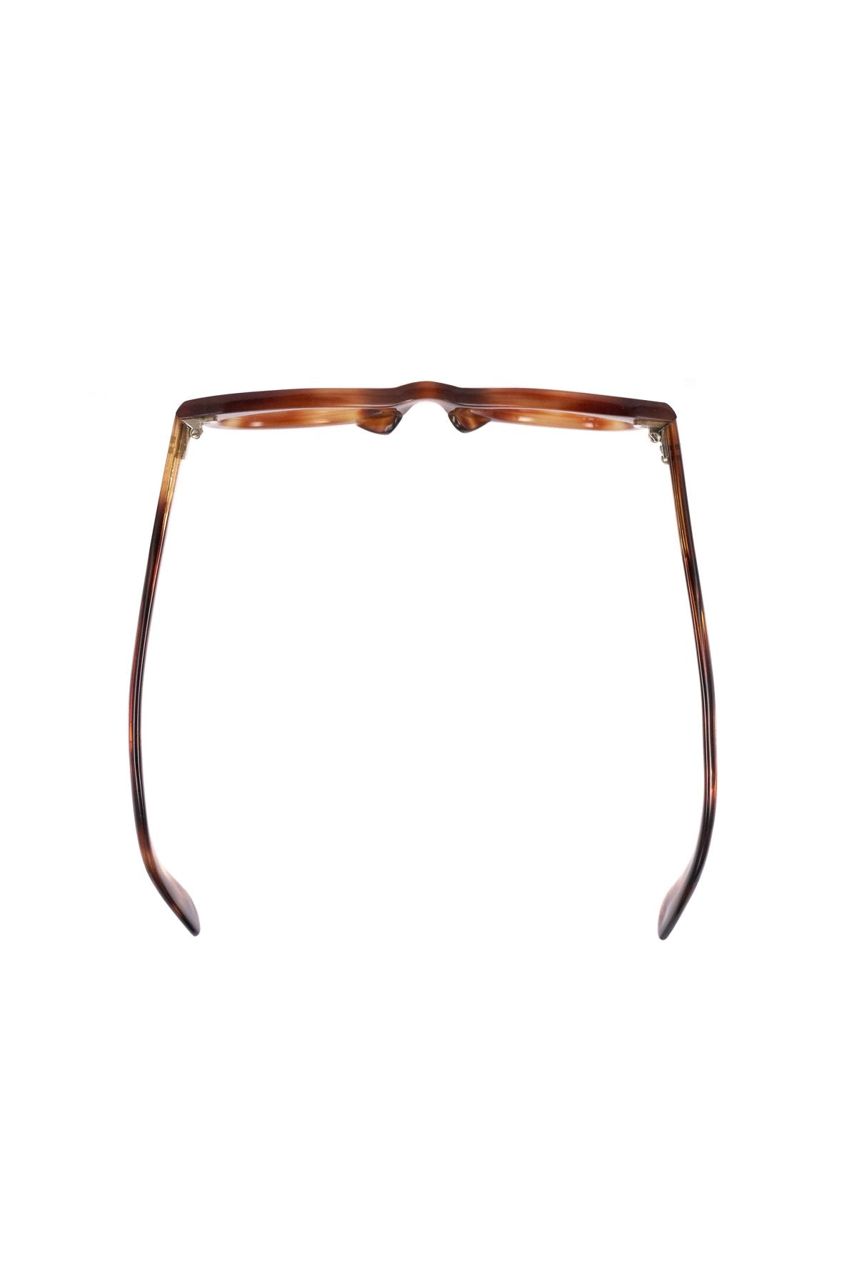 1950s HAND MADE FRANCE VINTAGE EYEGLASS HONEY AMBER - OPT-921
