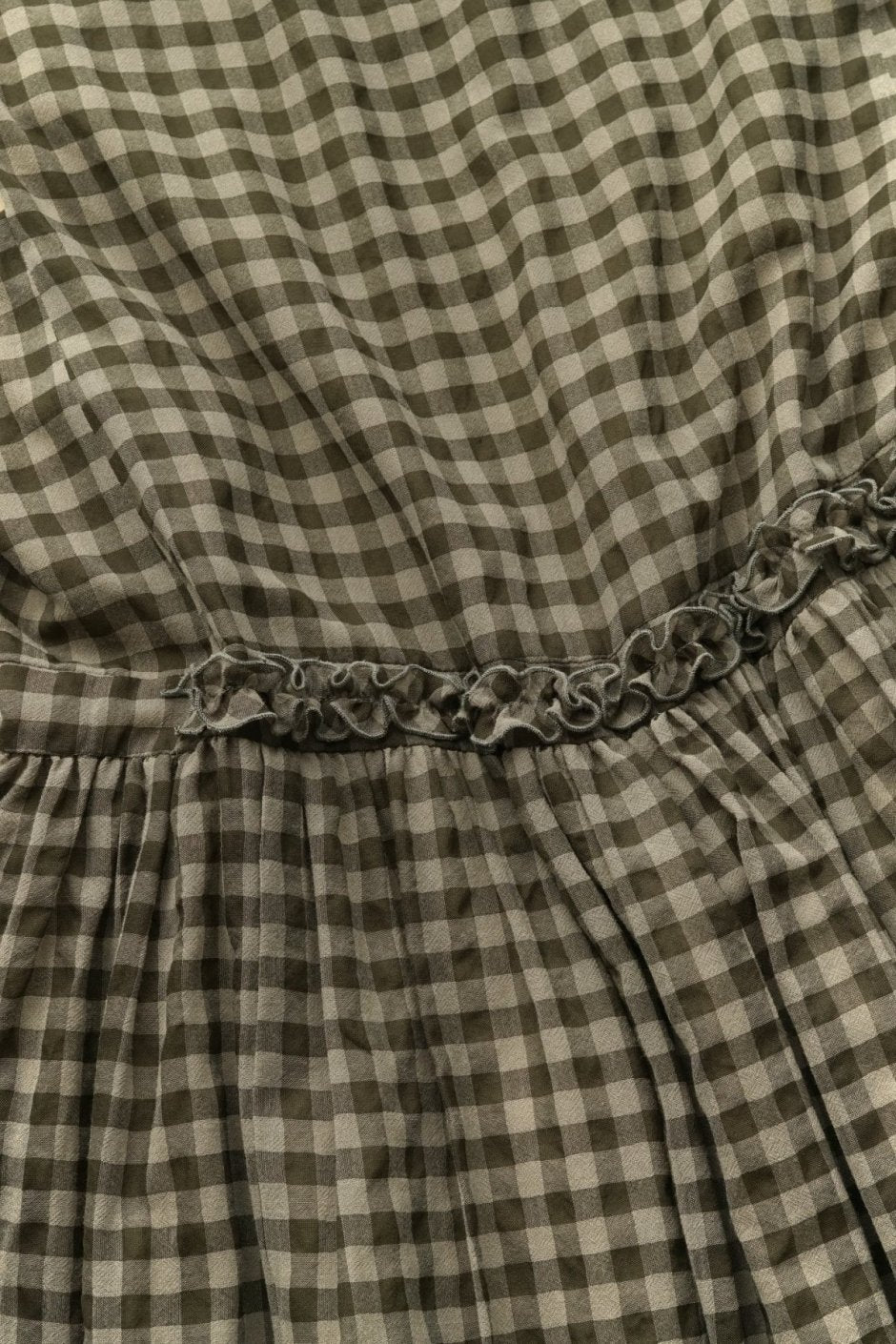 toogood ★★★ - EXCLUSIVE THE MURALIST DRESS - WOOL COTTON CHECK - FIR